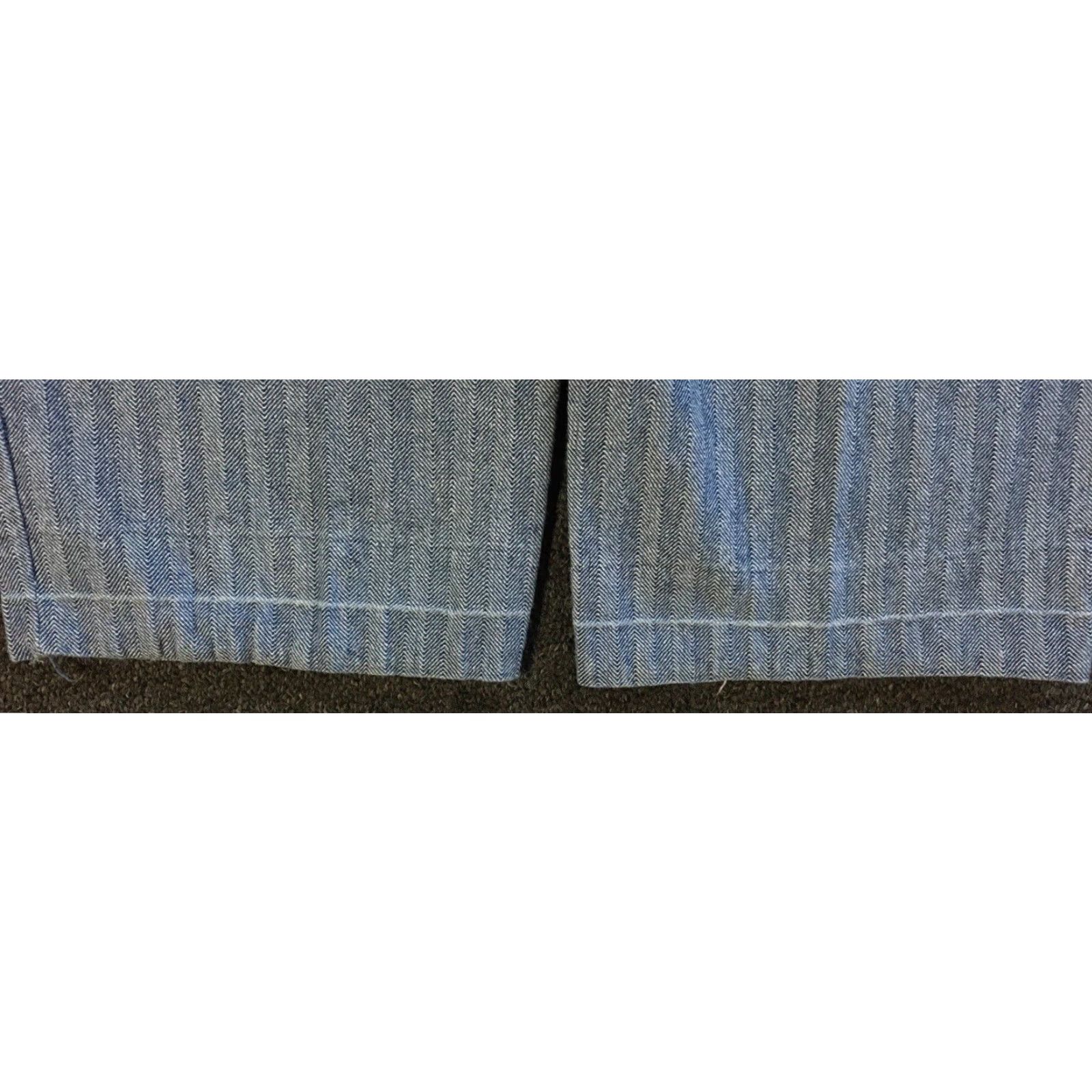 Levi's VINTAGE Levis Pants Mom 32 USA Herringbone 80s Grunge Punk Biker 70s Conductor Size 24" / US 00 / IT 34 - 3 Thumbnail