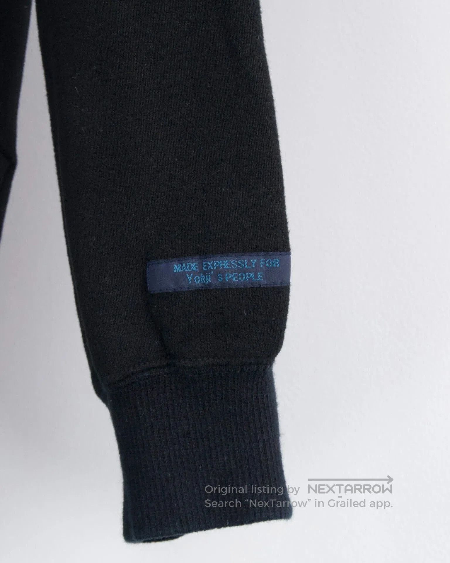 Yohji Yamamoto Yohji Yamamoto Black Zip-Front Hoodie. Size XS / US 0-2 / IT 36-38 - 8 Thumbnail