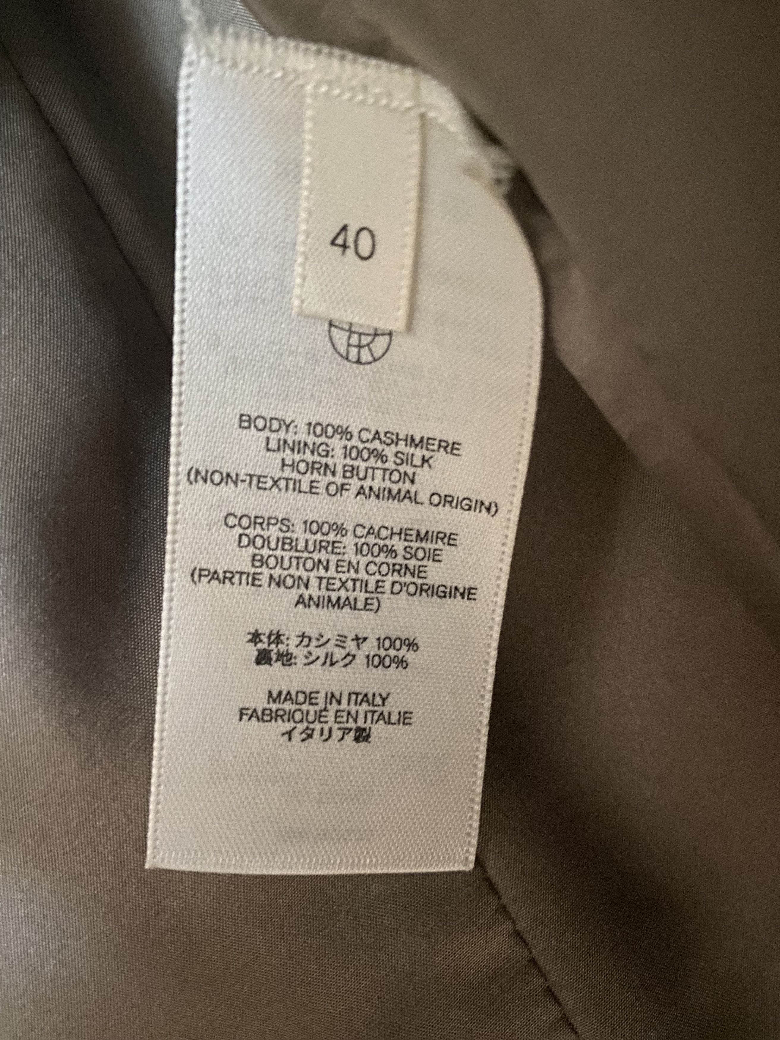 The Row Wilson Double Breasted Cashmere Blazer Size 40R - 6 Thumbnail