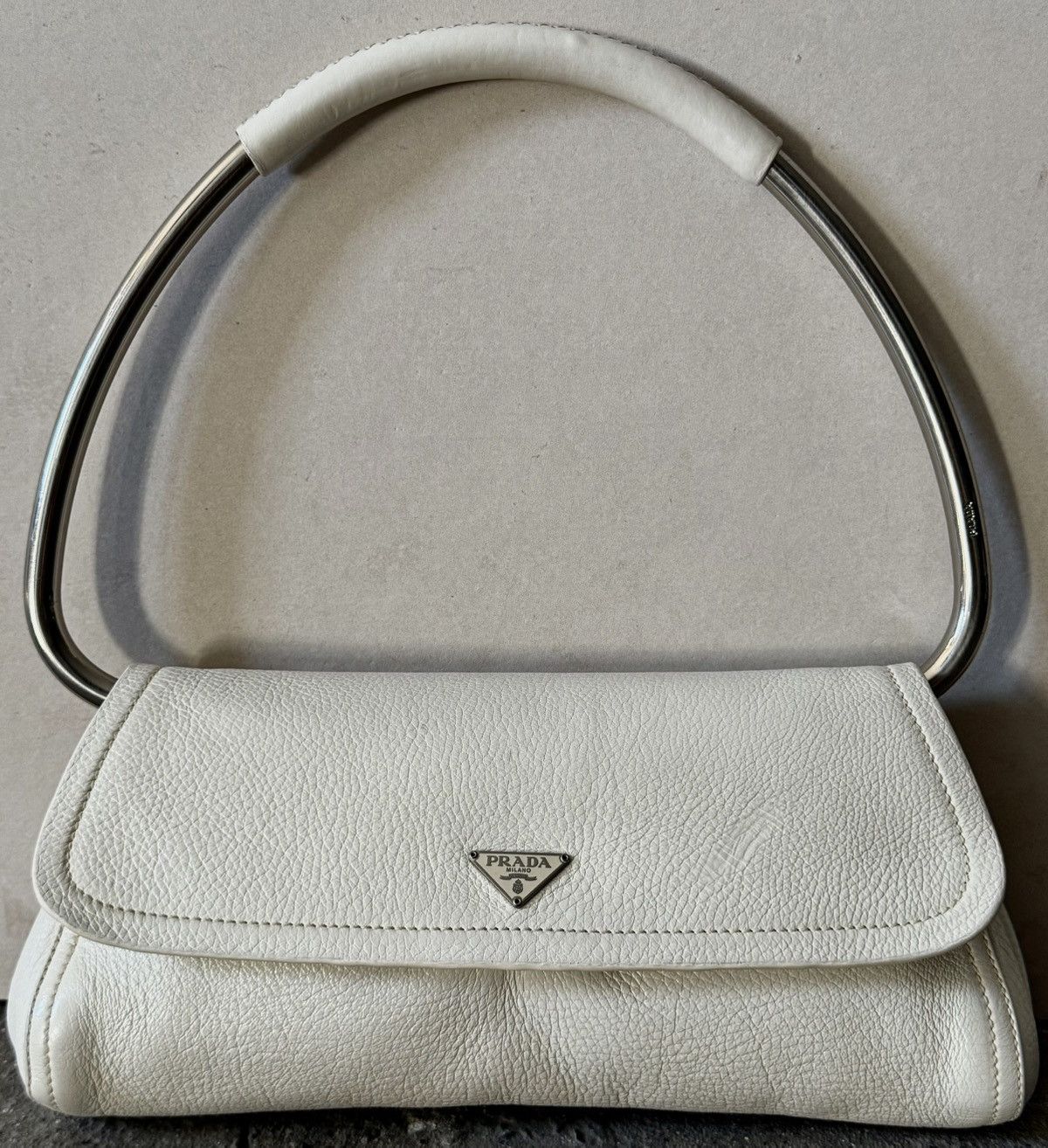 Prada Archive Prada - Miuccia - SS2003 - Leather Metal Swing Bag Size ONE SIZE - 7 Thumbnail