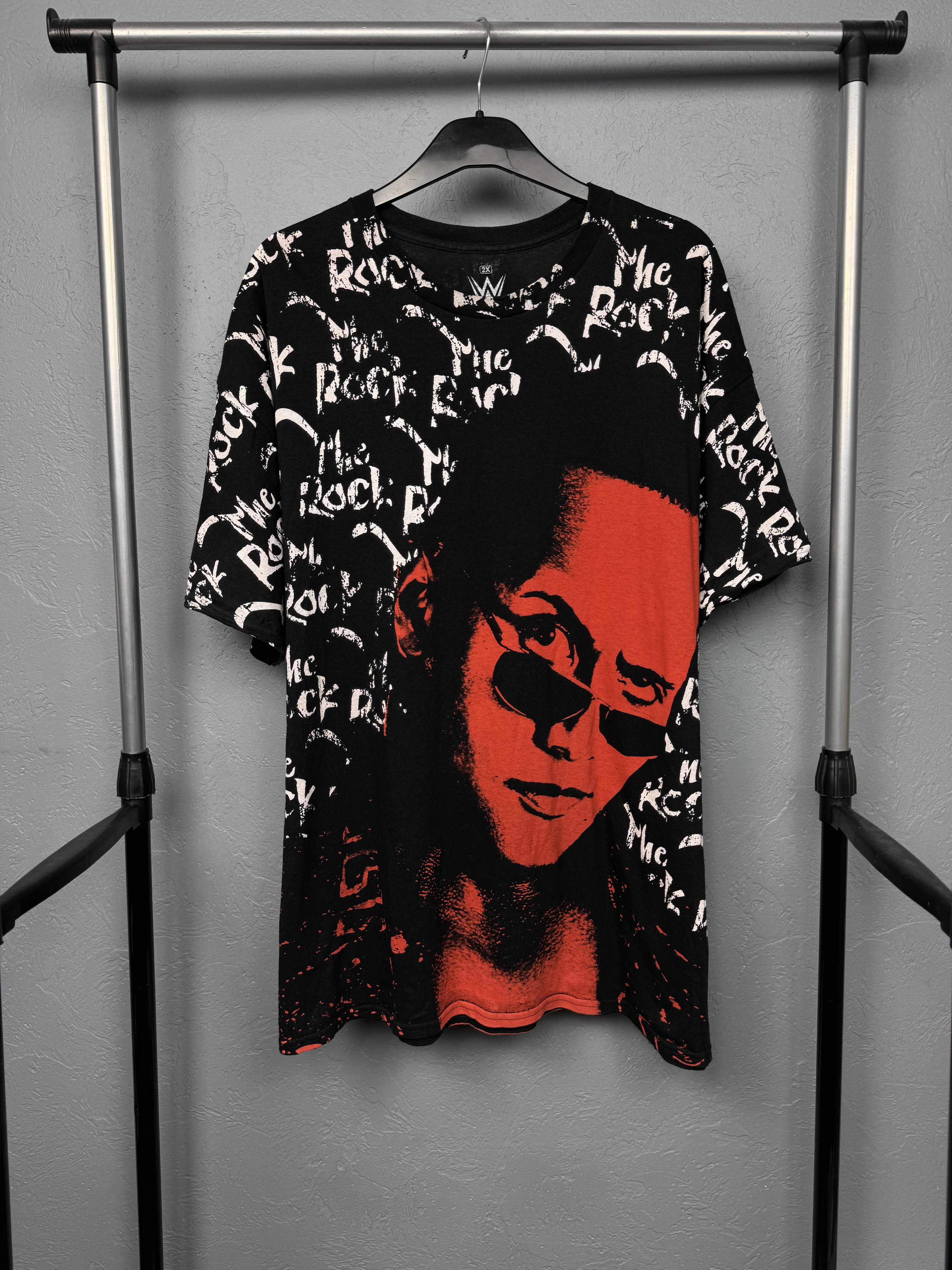 WWE WWF The Rock Mens T-Shirt Size US XXL / EU 58 / 5 - 1 Thumbnail