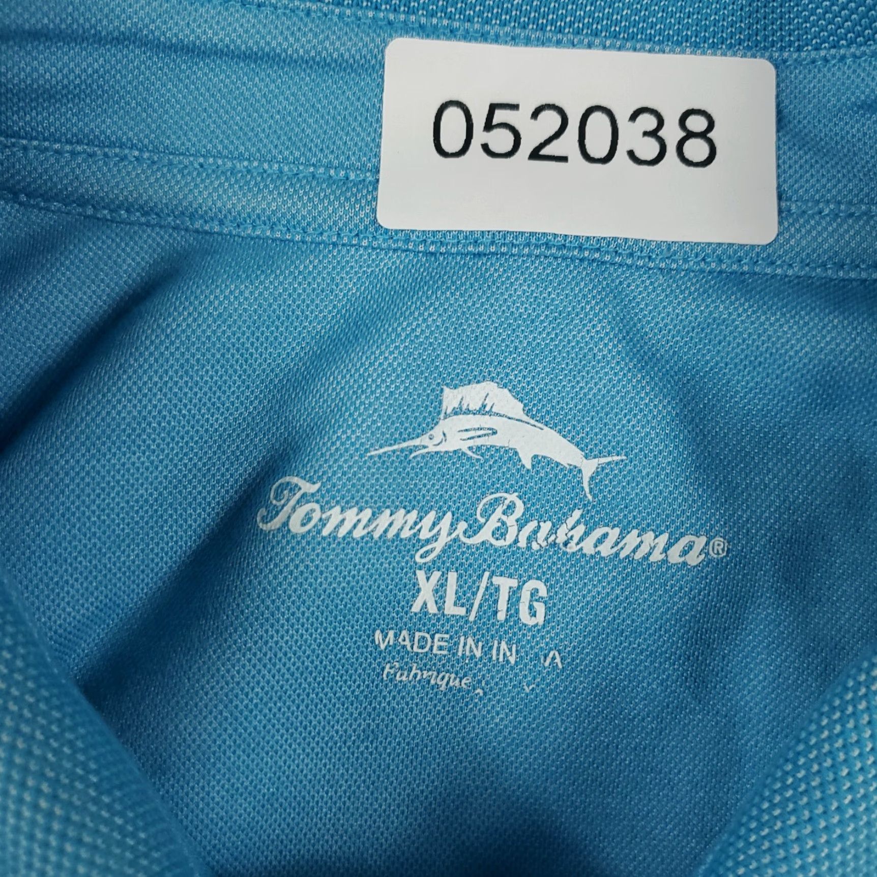 Tommy Bahama Tommy Bahama Polo Shirt Mens XL Blue Short Sleeve Casual Cotton Blend Mens Size US XL / EU 56 / 4 - 7 Thumbnail