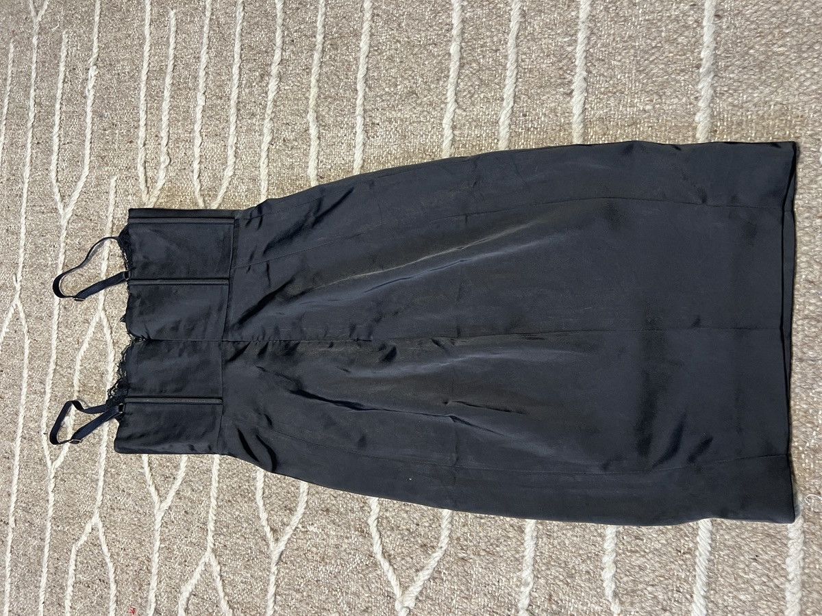 Designer Meshki Black Antonella Corset Midi Dress Size XS / US 0-2 / IT 36-38 - 7 Thumbnail