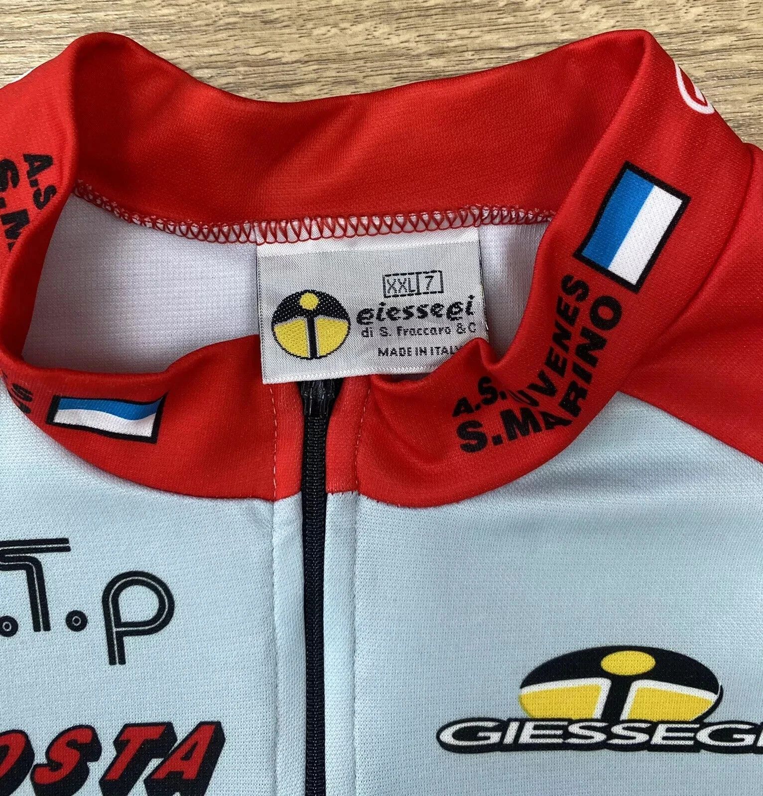 Vintage Vintage Bike Cycling Jersey Cyclism Team Saeco Estro GSG Size US XXL / EU 58 / 5 - 3 Thumbnail