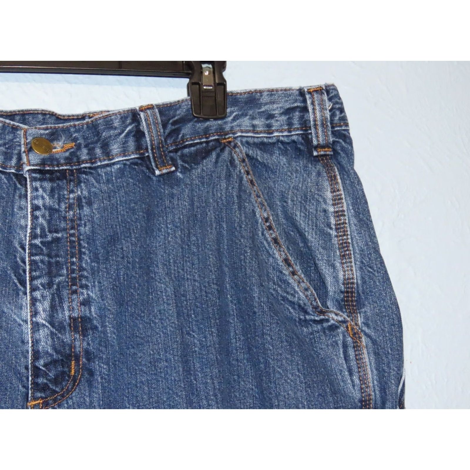 Carhartt VINTAGE Carhartt BD4941-M Loose Fit Carpenter Jeans 38x30 Men Blue Denim Size US 38 / EU 54 - 5 Thumbnail