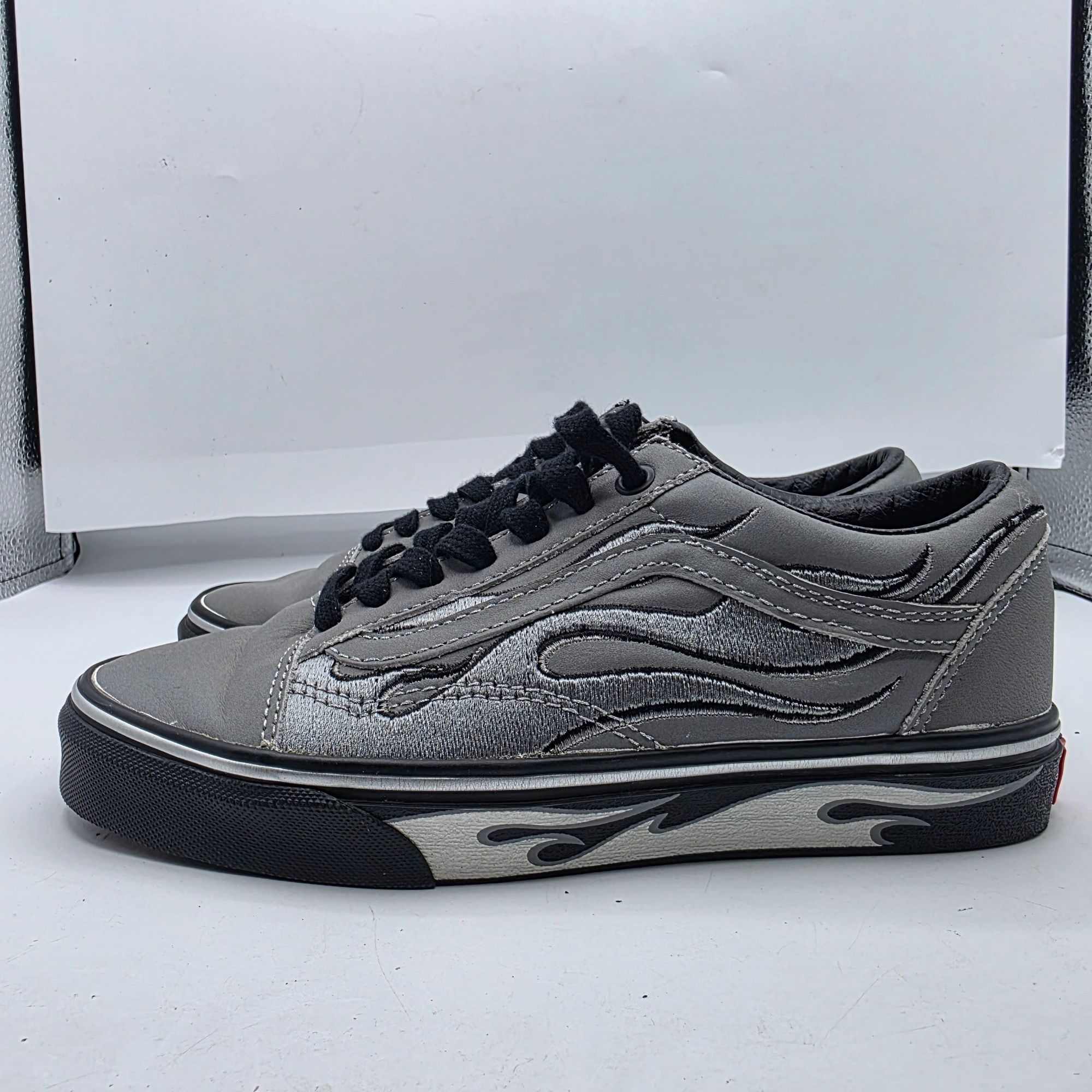 Vans Vans X ASAP Rocky Womens Size 7 Silver Black Sneakers Flame Size US 7 / IT 37 - 15 Thumbnail