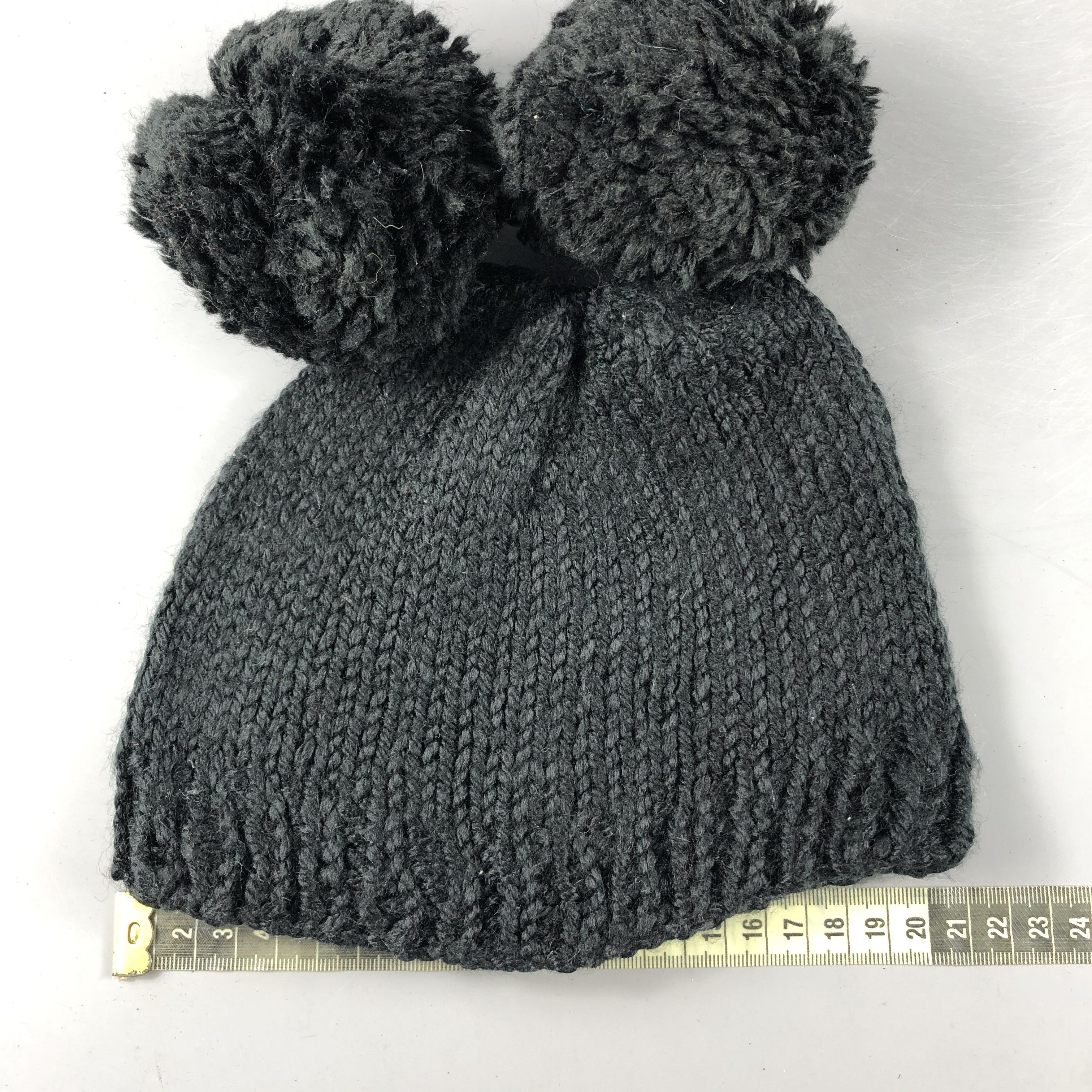 Japanese Brand × Vintage Unknown Double PomPom Beanie Snow Hat Snow Cap -D591 Size ONE SIZE - 4 Thumbnail