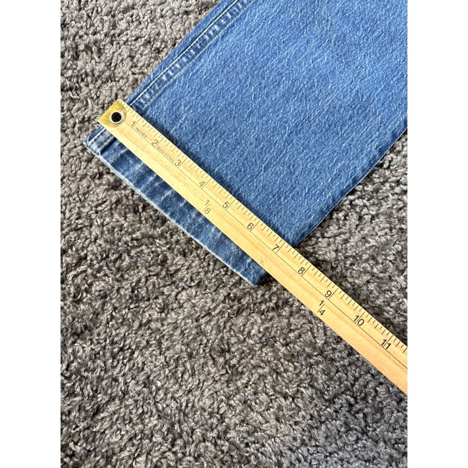 Madewell Madewell Jeans Women’s Sz 27x30 Denim 90s Straight Utility Double Knee Panels Vintage No (High Rise) Regular Fit Size 27" / US 4 / IT 40 - 3 Thumbnail