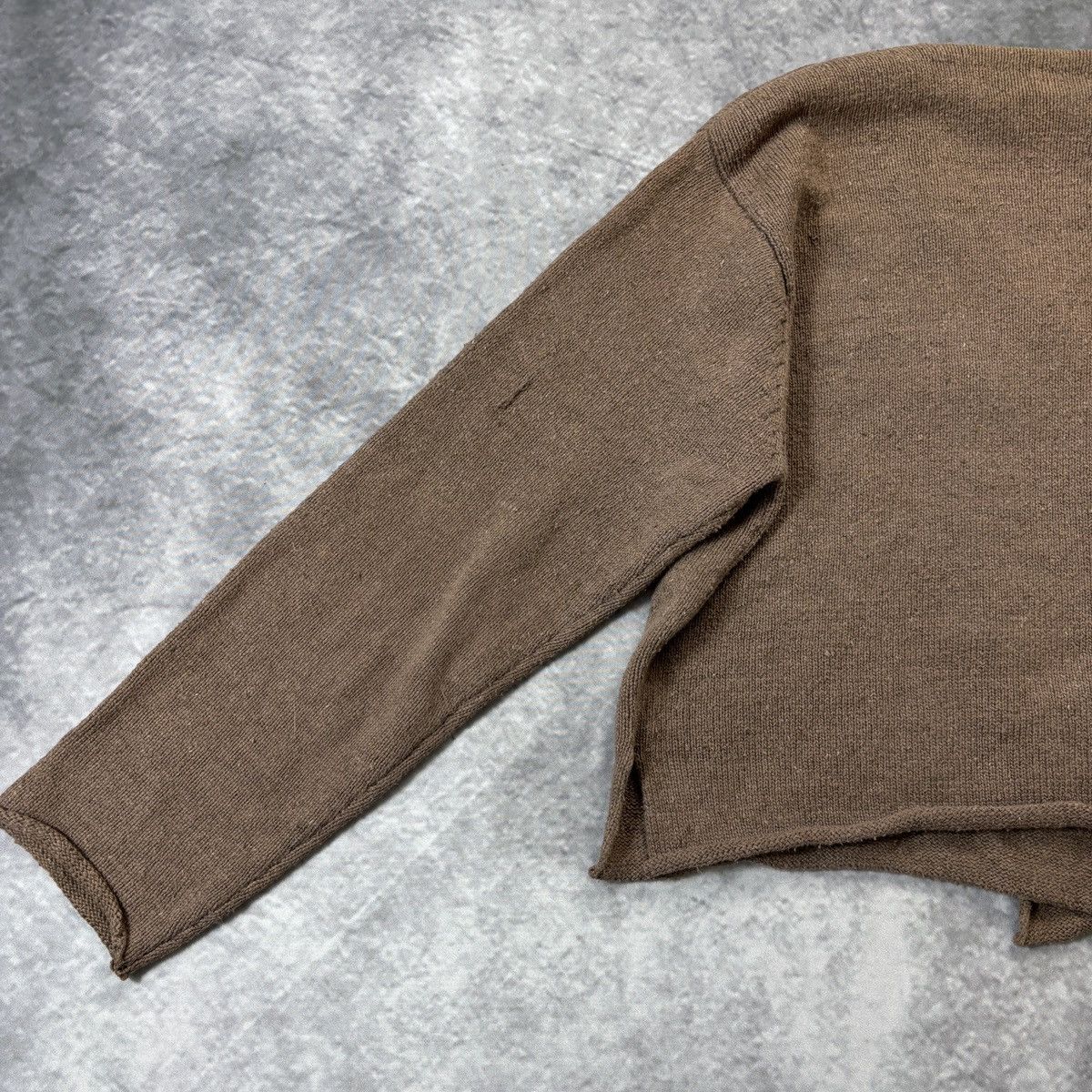FCUK × French Connection × Vintage 1980s Vintage French Connection Sweater 1970s FCUK Cropped Size M / US 6-8 / IT 42-44 - 9 Thumbnail