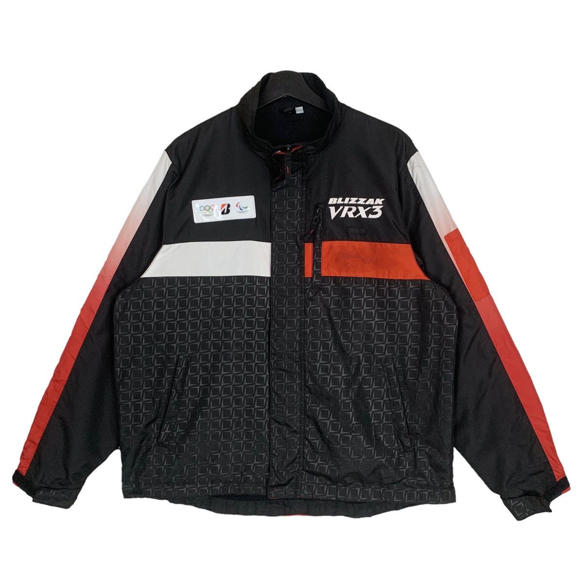 Japanese Brand × Vintage Vintage Blizzak Vrx3 Olympic Tire Partner Windbreaker Jacket Size US L / EU 52-54 / 3 - 1 Thumbnail