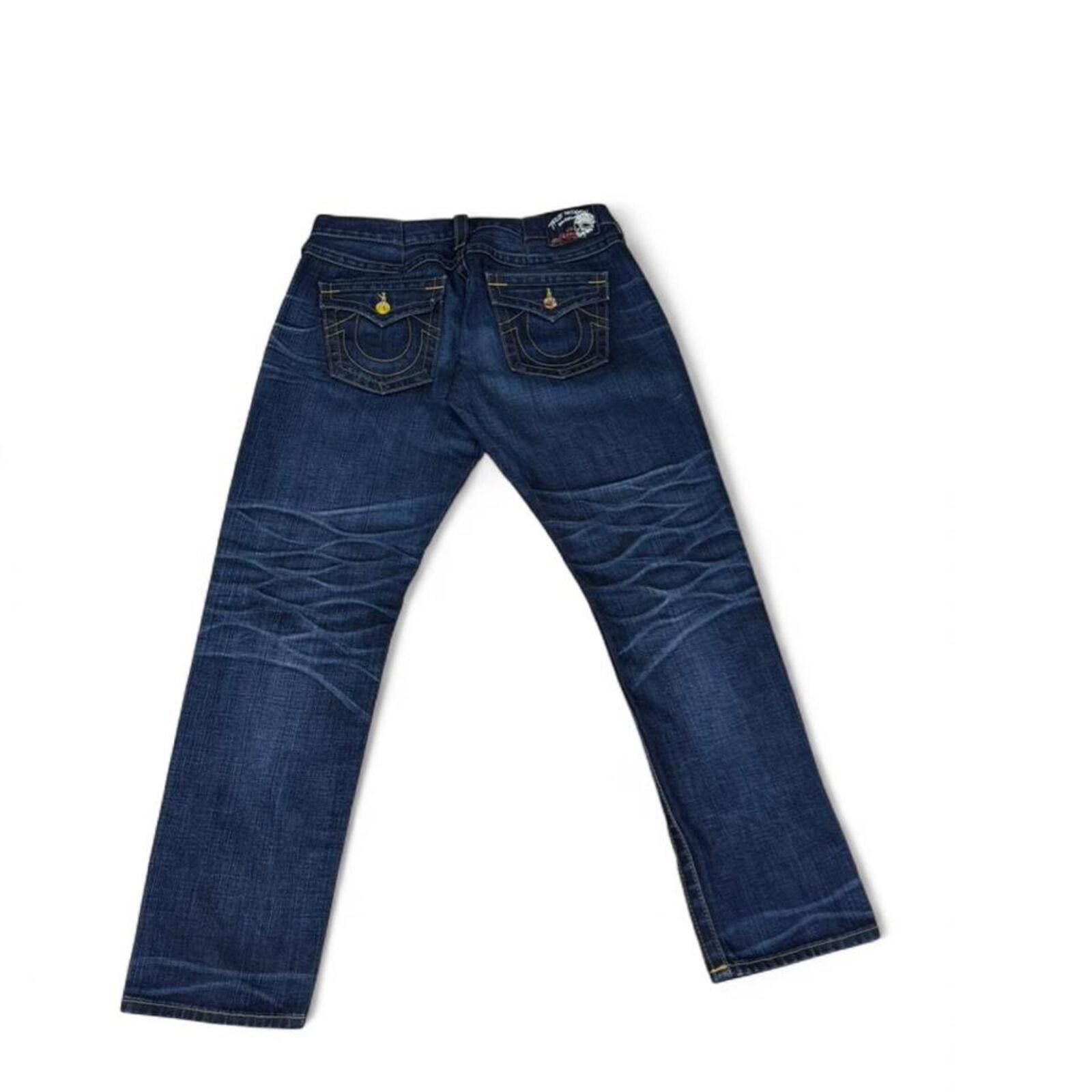 True Religion Rare skull back tag True religion denim jeans Size US 33 - 1 Thumbnail