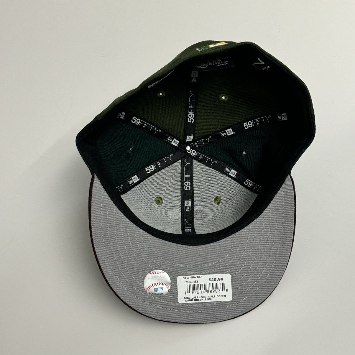 New Era LA Angels New Era 59Fifty Hat 7 3/4 Green RARE Size ONE SIZE - 4 Thumbnail