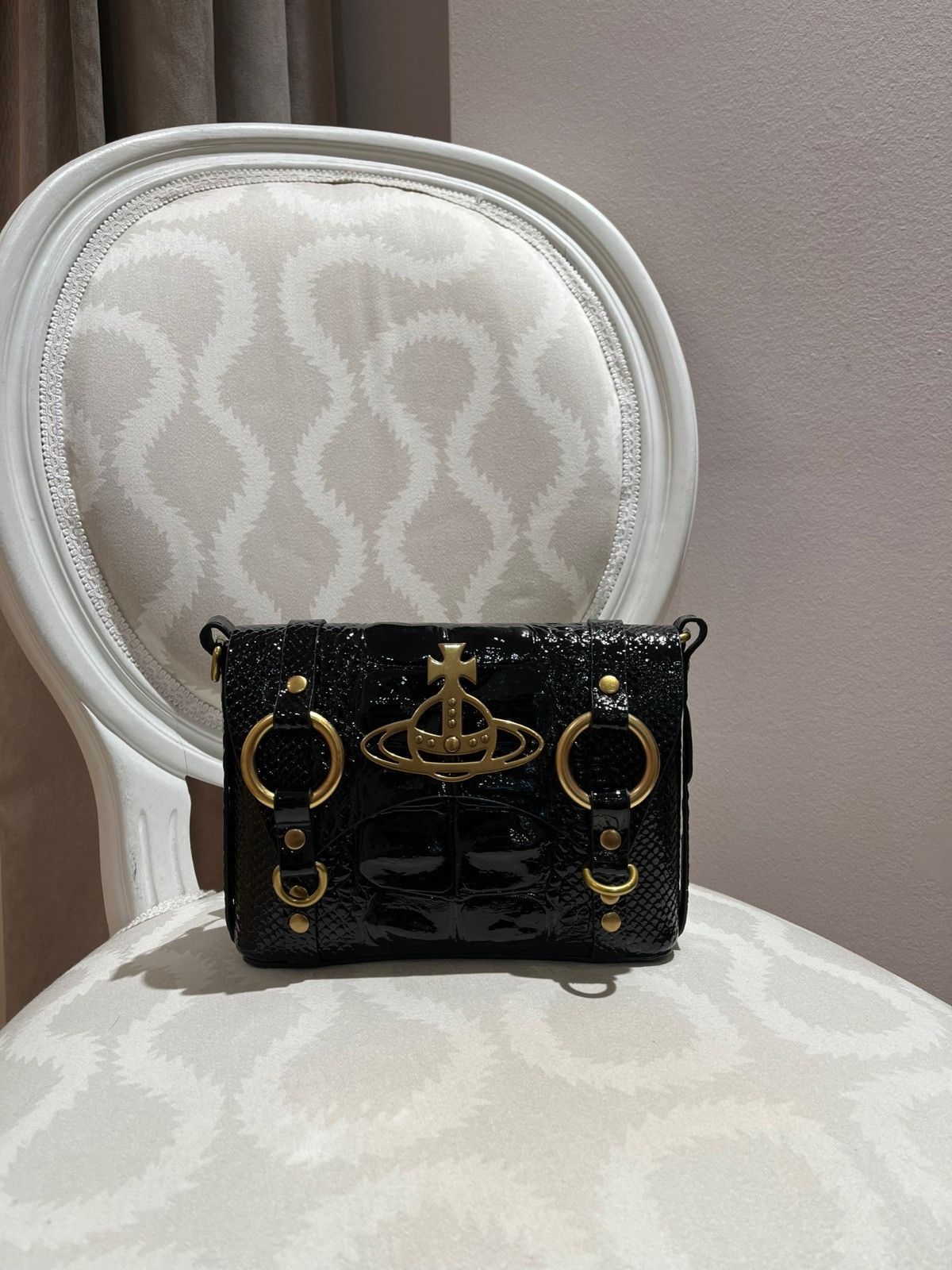 Vivienne Westwood o1f1d3z0825 Size: OS / Kim Crossbody Bag in Black Size ONE SIZE - 1 Preview