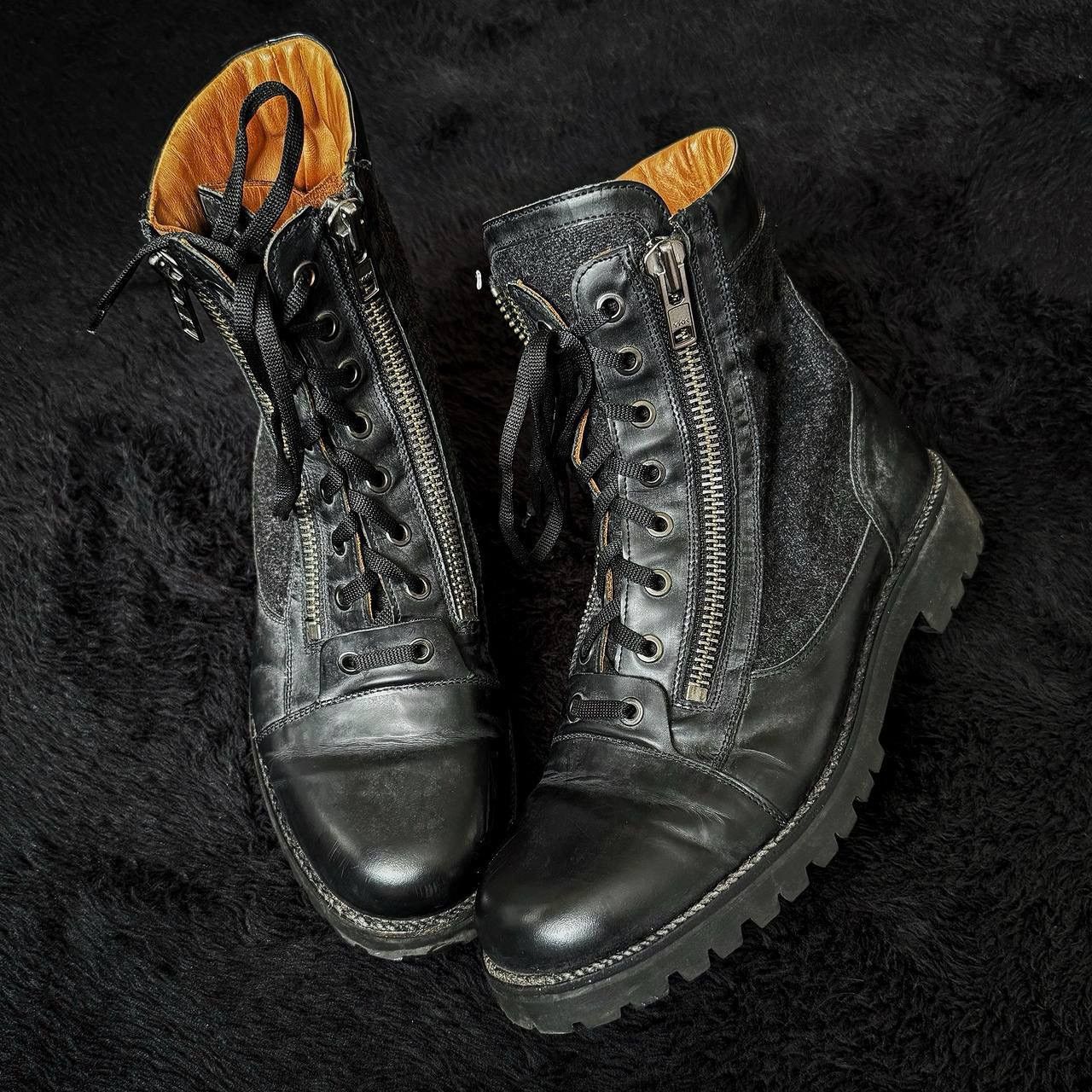 Maison Margiela Maison Margiela Moto Combat Boots Rare Archive