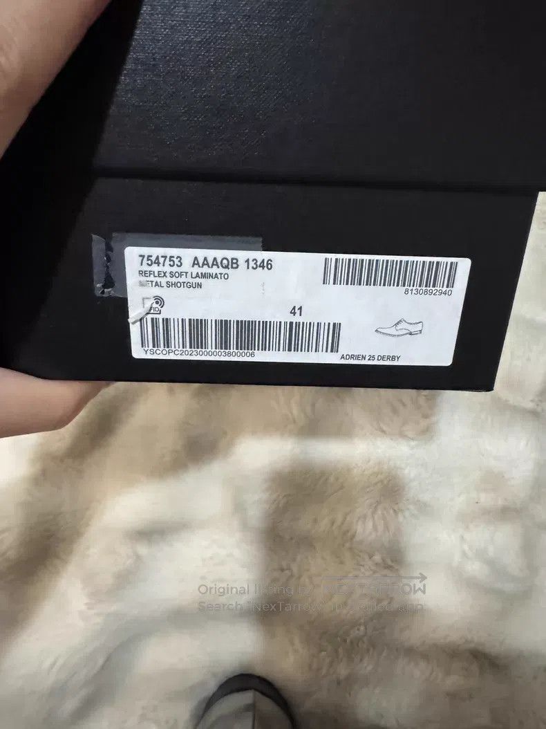 Saint Laurent Paris Saint Laurent Paris Metallic Silver Leather Shoes Size US 8 / EU 41 - 7 Thumbnail