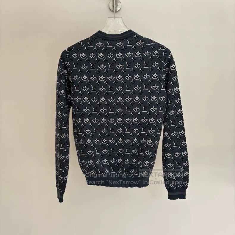 Louis Vuitton Louis Vuitton Printed Mulberry Silk Knitted Cardigan sweat Size M / US 6-8 / IT 42-44 - 2 Thumbnail
