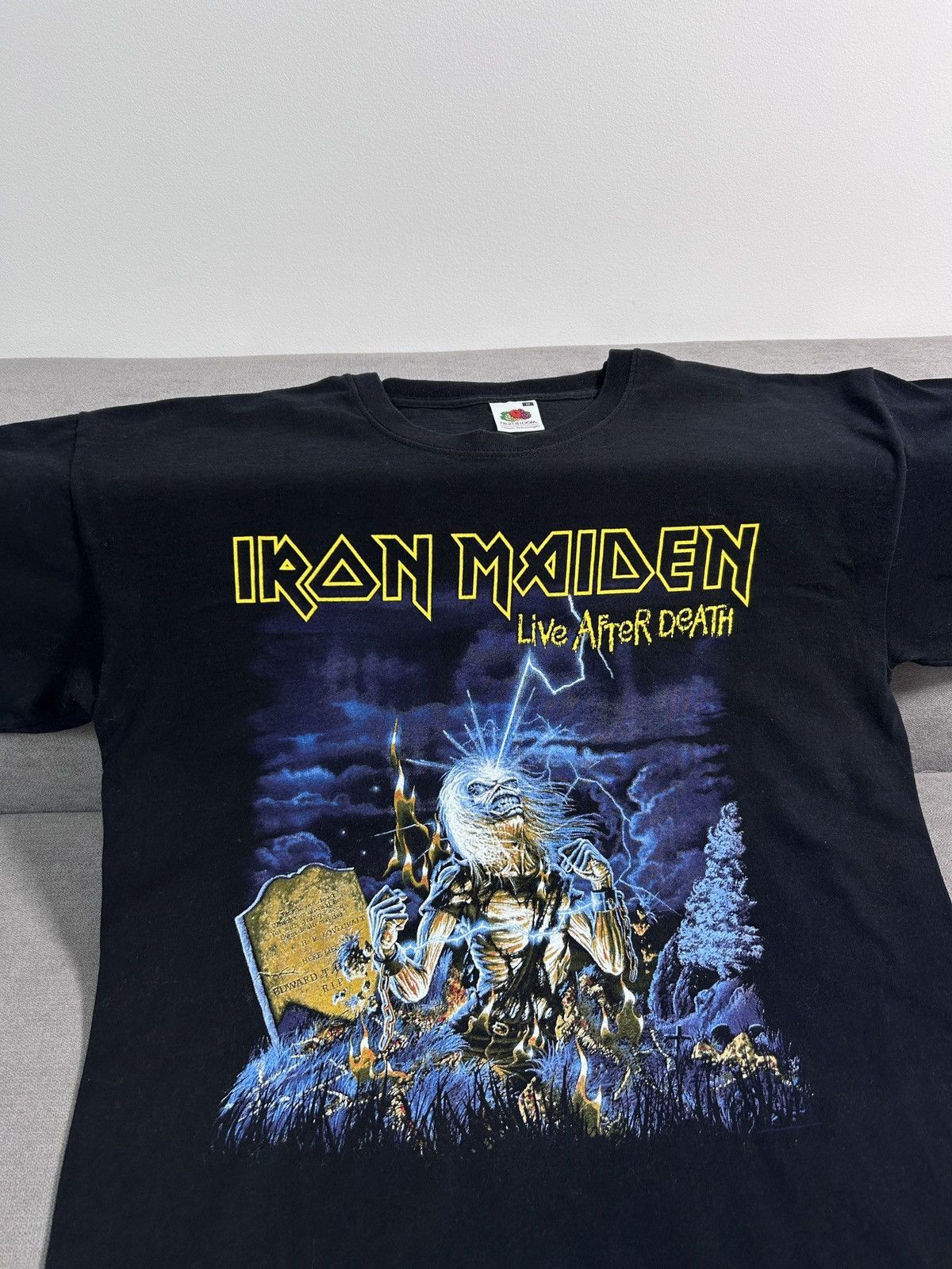 Other Iron Maiden Life After Death Black Vintage Tee Size US M / EU 48-50 / 2 - 5 Thumbnail