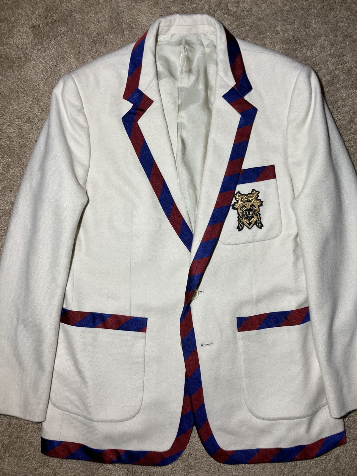 Celine SS25 54IT Celine Embroidered Classic Blason Jacket Braided Size 54R - 1 Thumbnail