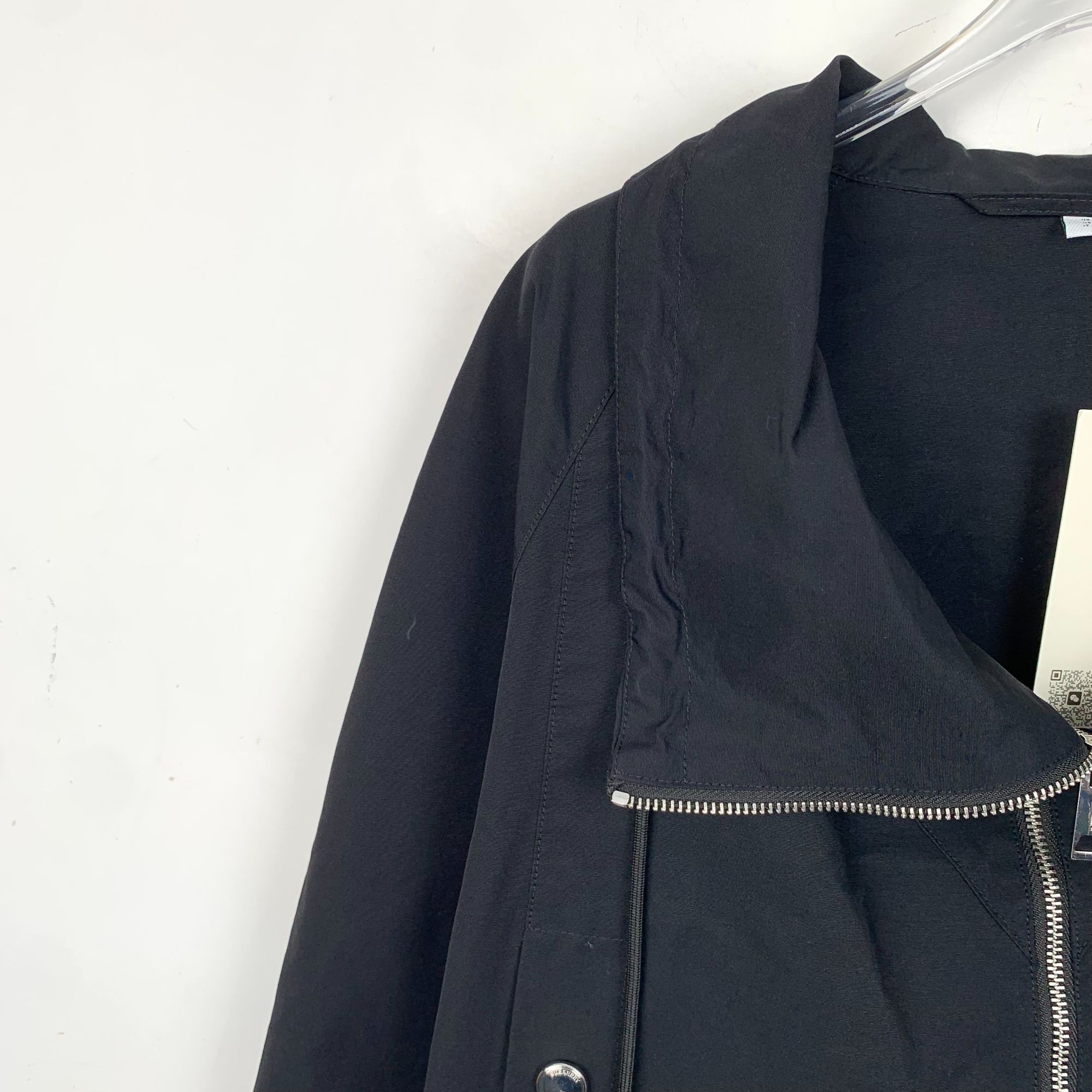 Burberry Burberry Black Cotton Zipper Jacket Womens Size S Size S / US 4 / IT 40 - 6 Thumbnail
