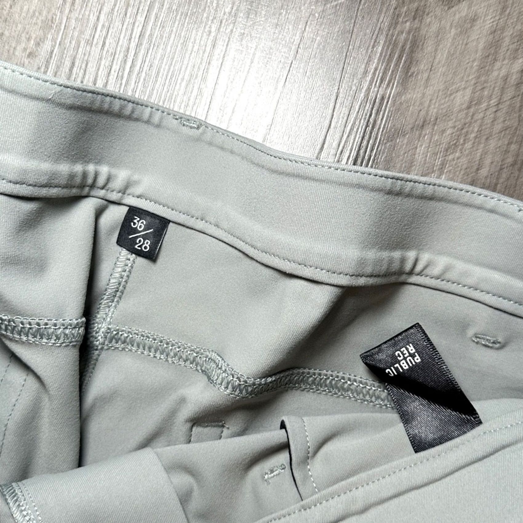 Vintage Public Rec Fog Chino Pants Men 36 Regular NWOT Fog Gray Nylon Spandex 85/15 Inseam 28 Mens Size US 36 / EU 52 - 8 Thumbnail