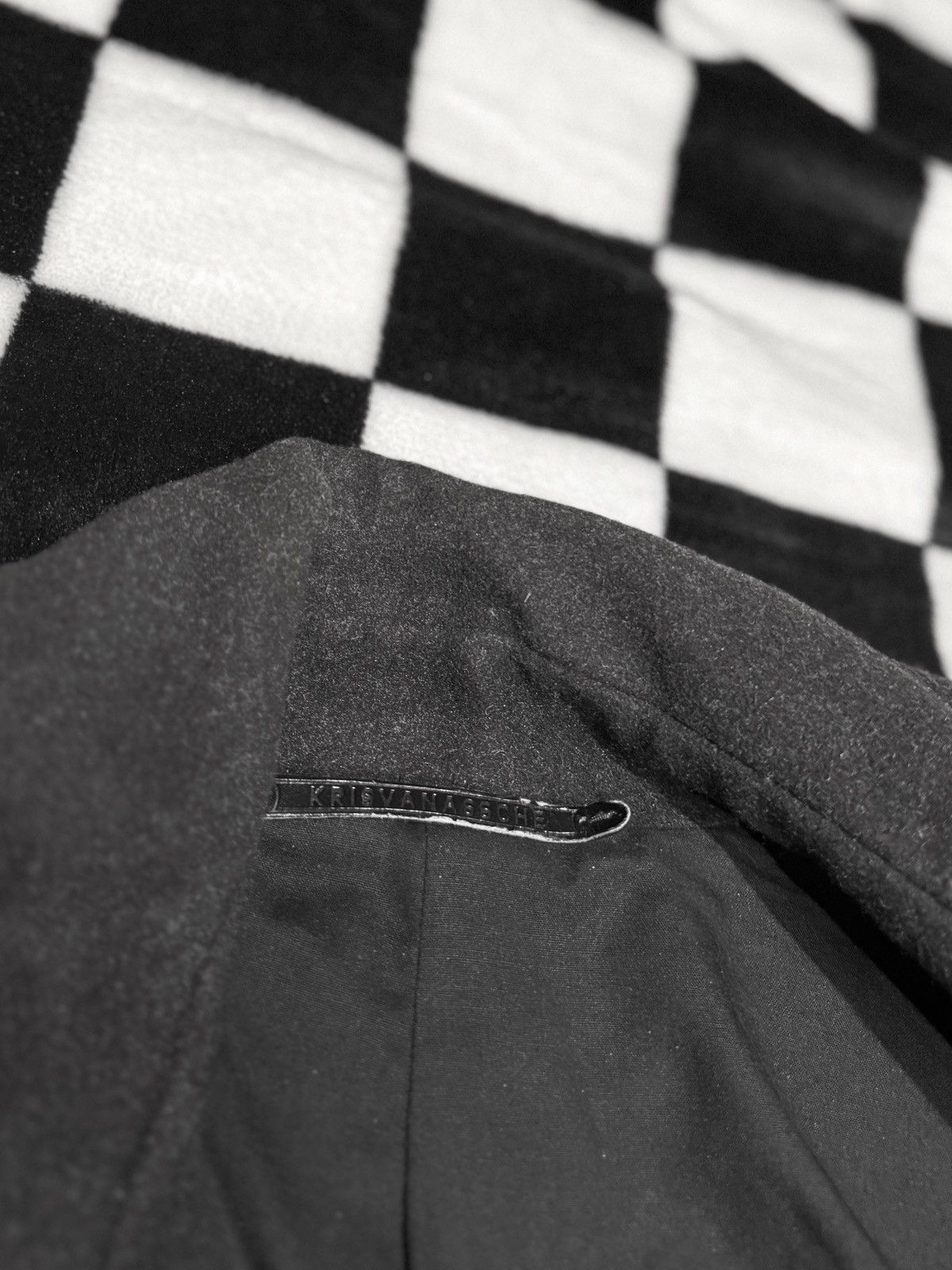 Kris Van Assche HEAVY PEACOAT CHARCOAL GRAY JACKET COAT Size US M / EU 48-50 / 2 - 8 Thumbnail