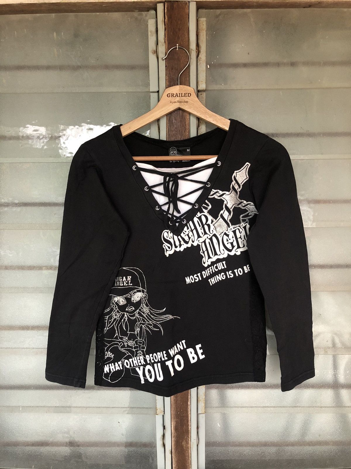 Japanese Brand Vintage Sugar Angel Japanese Shirt Tee Size US M / EU 48-50 / 2 - 1 Thumbnail