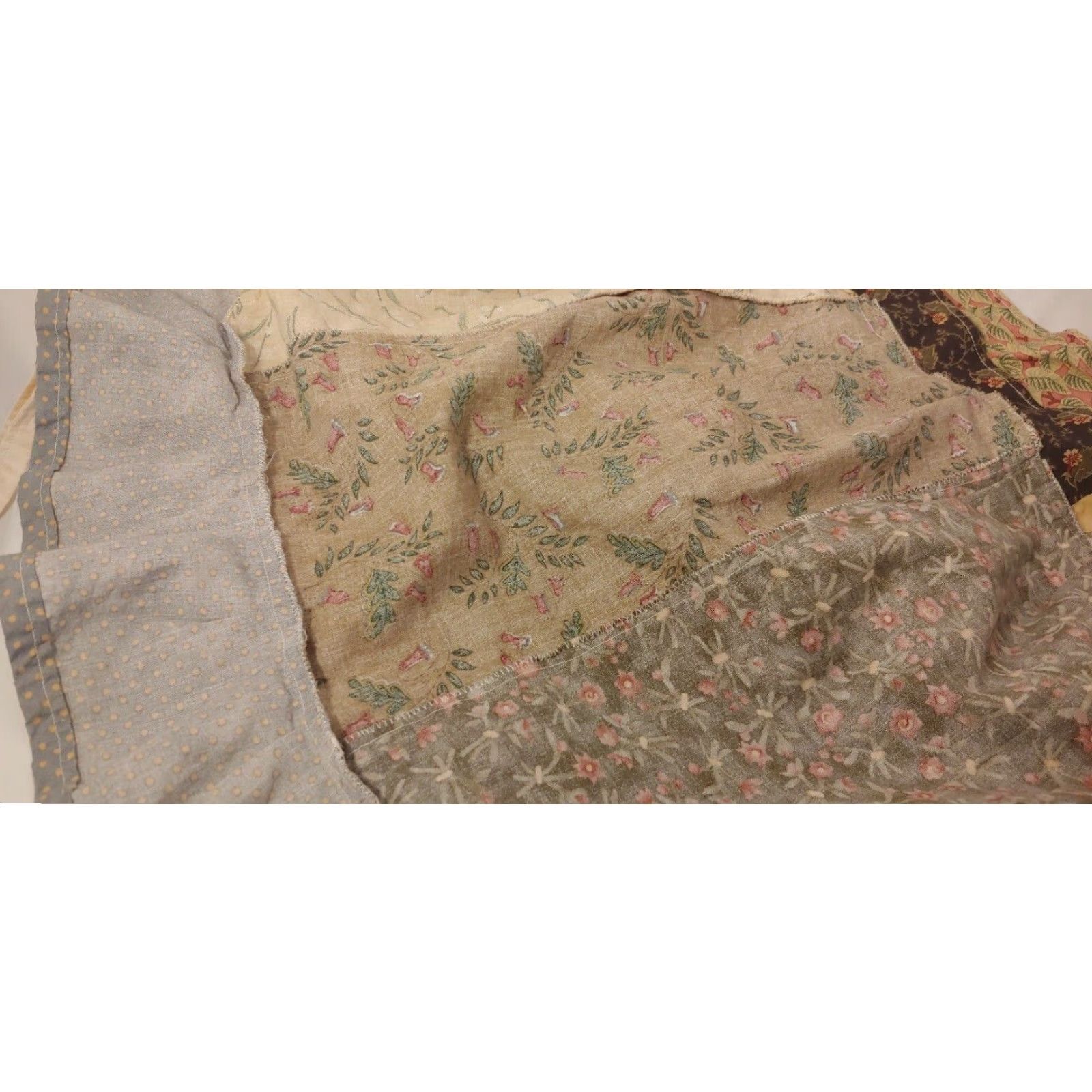 Vintage VINTAGE Handmade Patchwork Wrap Skirt Women S-L Tie Floral Mini Hippie OOAK OSFM Boho Size 28" / US 6 / IT 42 - 7 Thumbnail