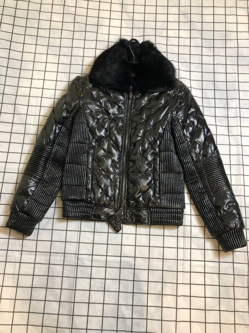 Versace VERSACE ASSYMETRIC BLACK BIKER MOTORCYCLE WOOMEN’S JACKET Size M / US 6-8 / IT 42-44 - 1 Thumbnail