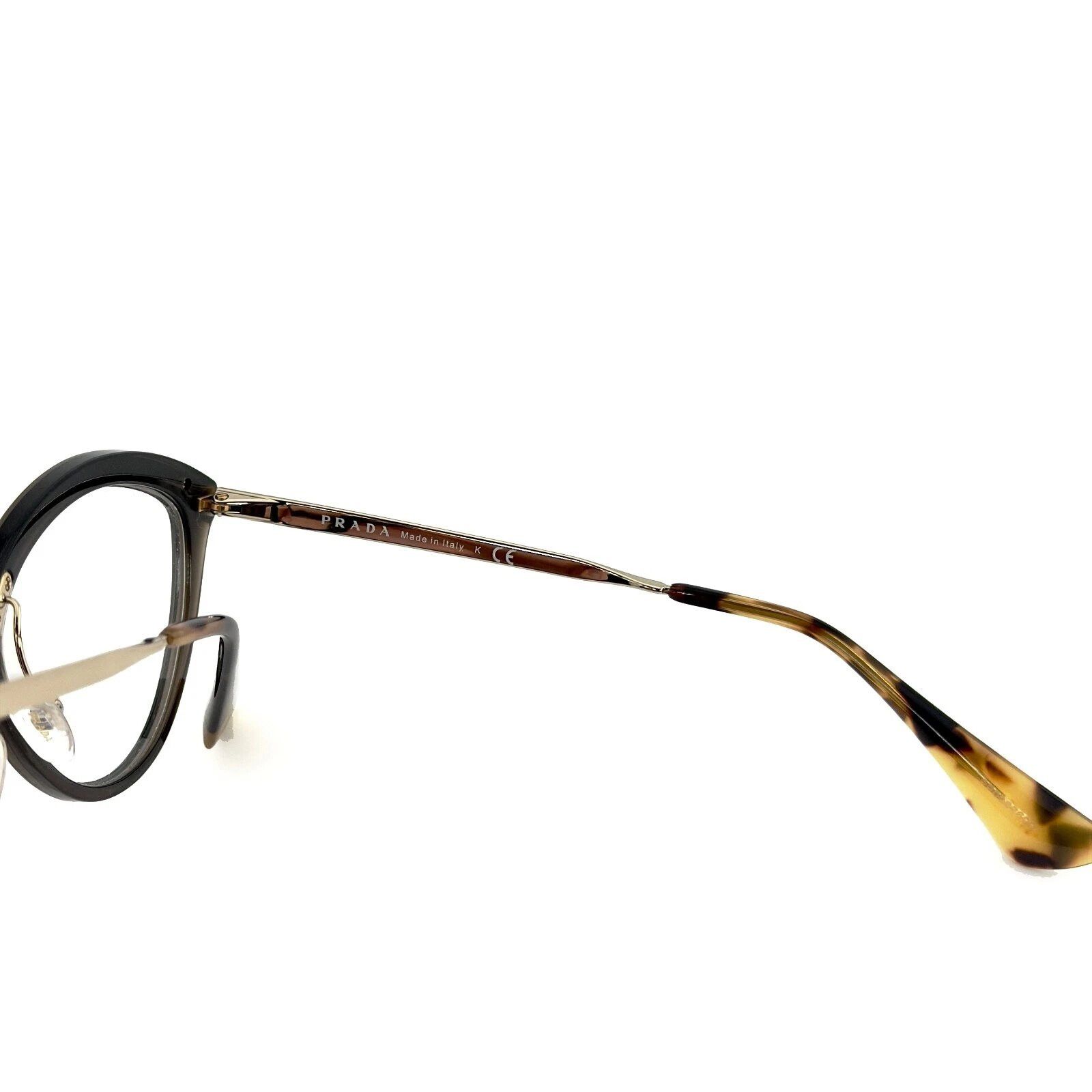 Prada PRADA 14U MILLENNIALS PR14UV Black Oval Eyeglasses Optical Size ONE SIZE - 7 Thumbnail