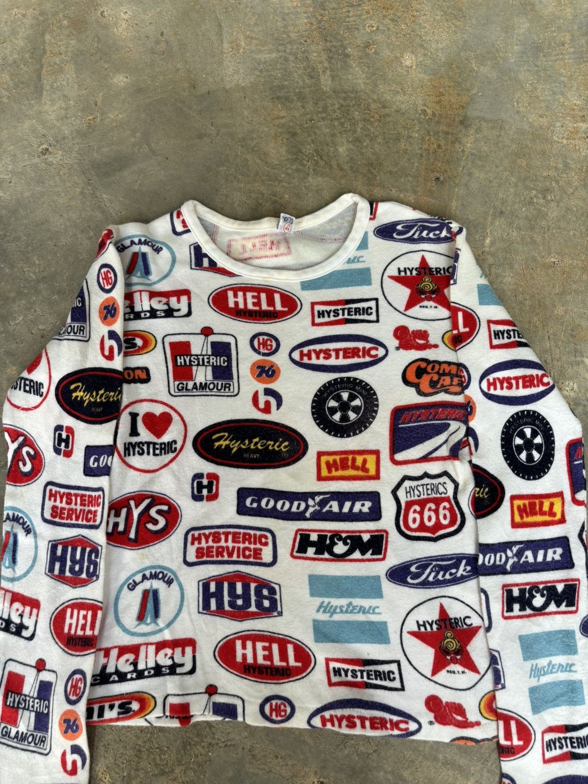 Hysteric Glamour Hysteric Glamour Slick Full Logo Crop top Women's Size XS / US 0-2 / IT 36-38 - 2 Thumbnail