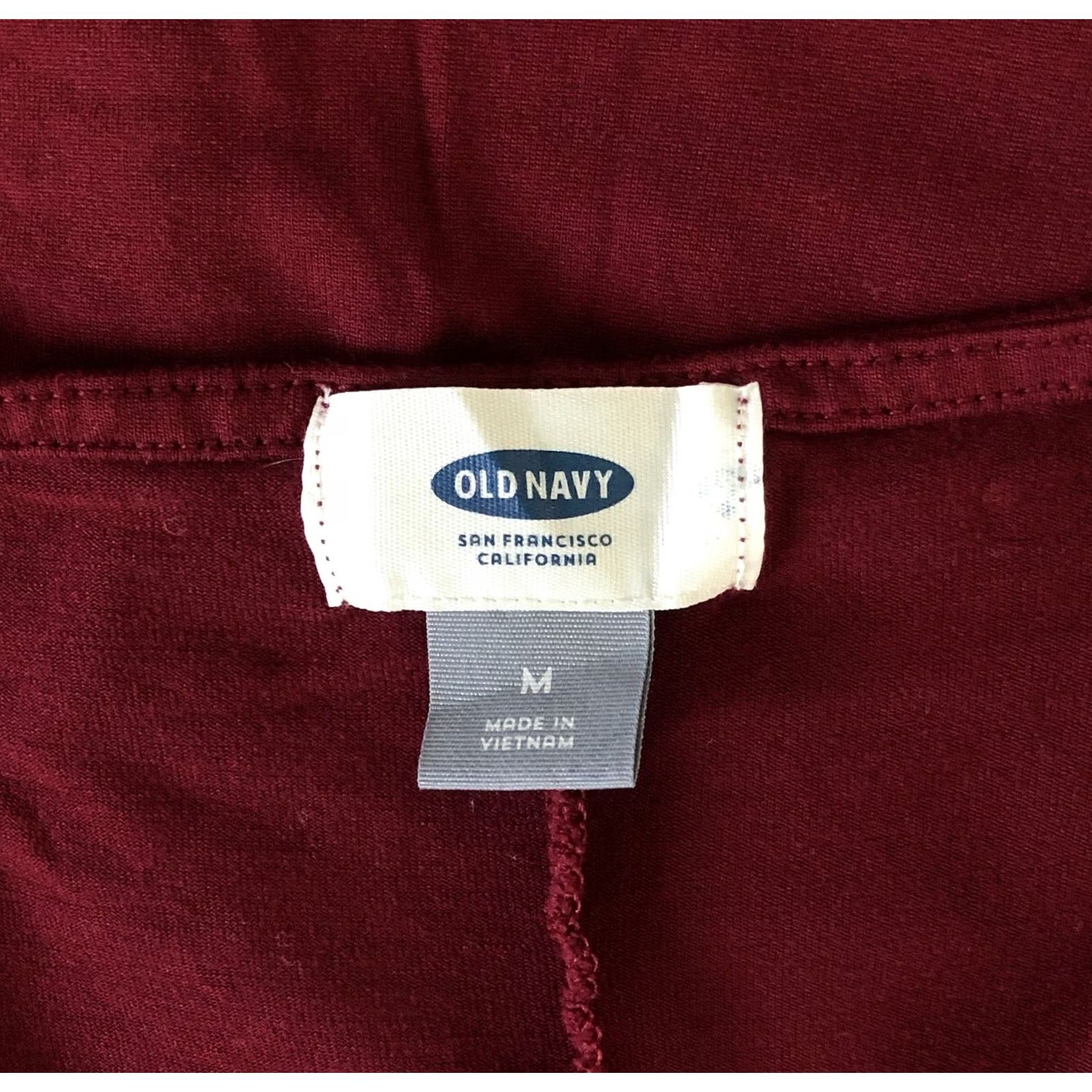 Old Navy VINTAGE Old Navy Blouse Shirt Womens M burgundy crochet front pleated halter sleeveless BoHo Y2K 2000s Whimsigoth Size M / US 6-8 / IT 42-44 - 4 Thumbnail