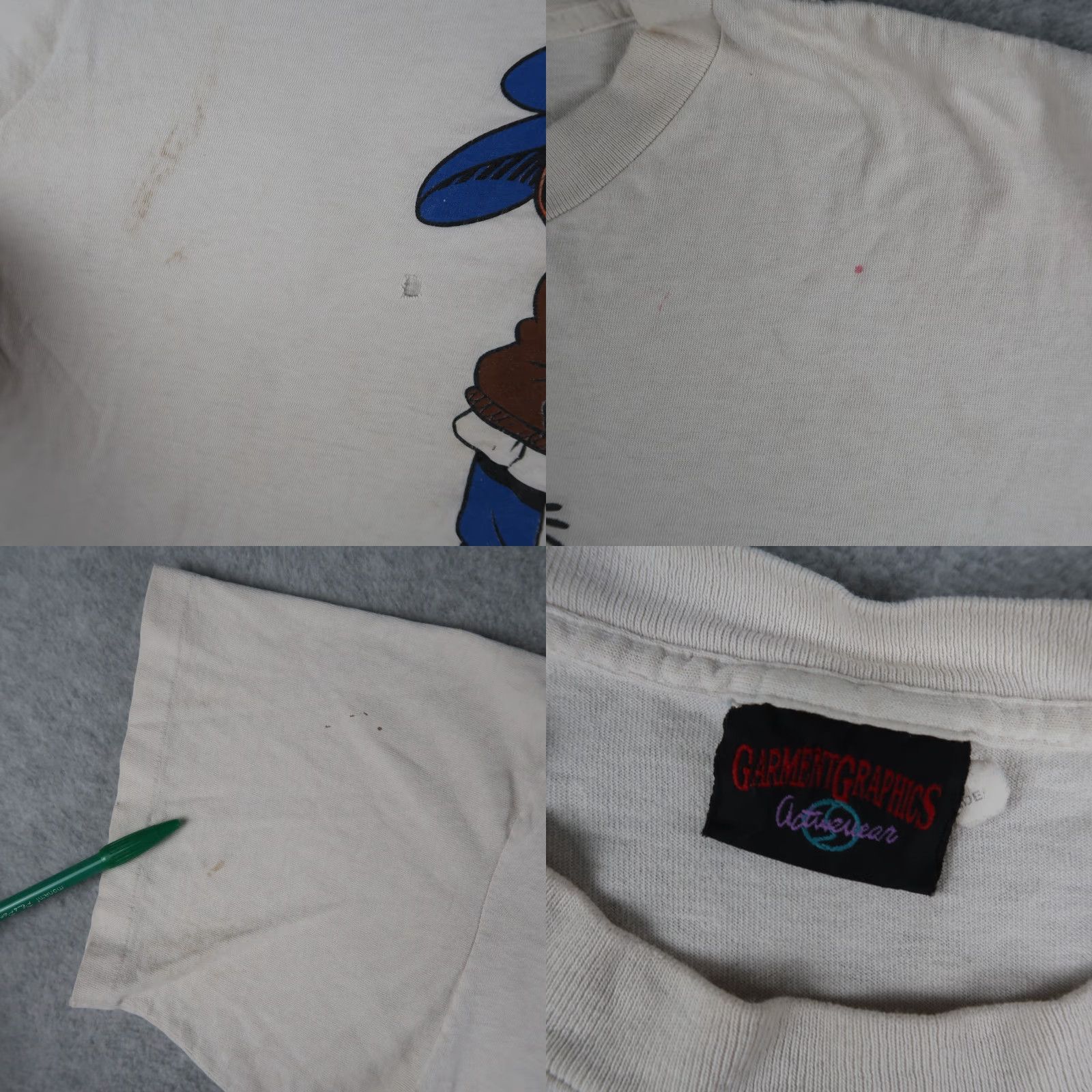 Vintage VINTAGE Garfield Northland Pioneer College T Shirt L White Men's 90s USA Made Art: Graphic Print Size US L / EU 52-54 / 3 - 8 Thumbnail