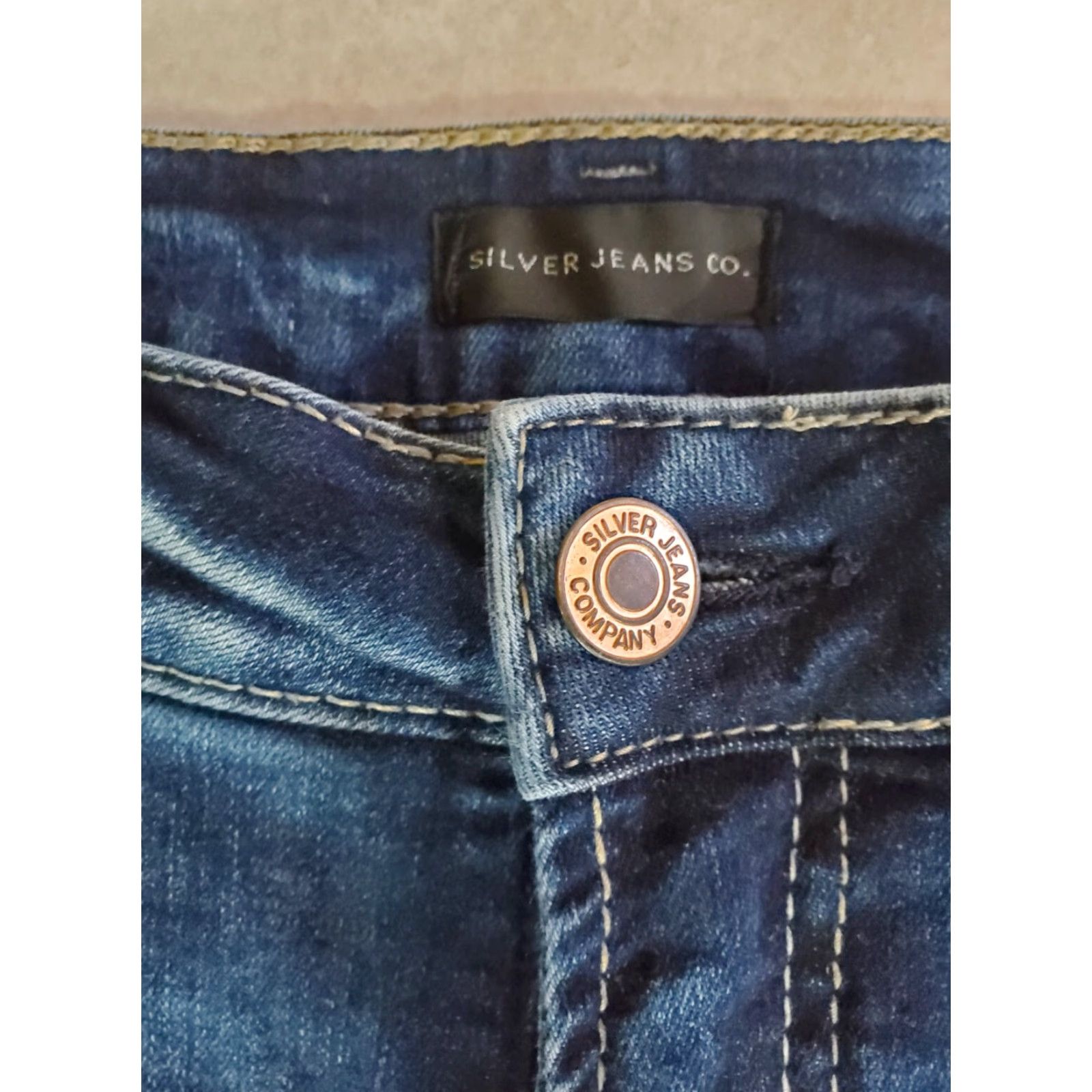 Silver Jeans Co. Silver Jeans Suki Capri Womens 31x22.5 31x27 Medium Wash Blue Jeans Size 24" / US 00 / IT 34 - 3 Thumbnail