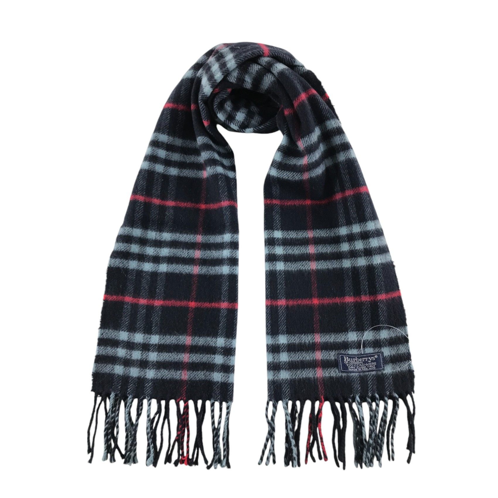 Burberry × Vintage Burberry Scarf / Muffler / Neckwear - WW3005 Size ONE SIZE - 1 Thumbnail