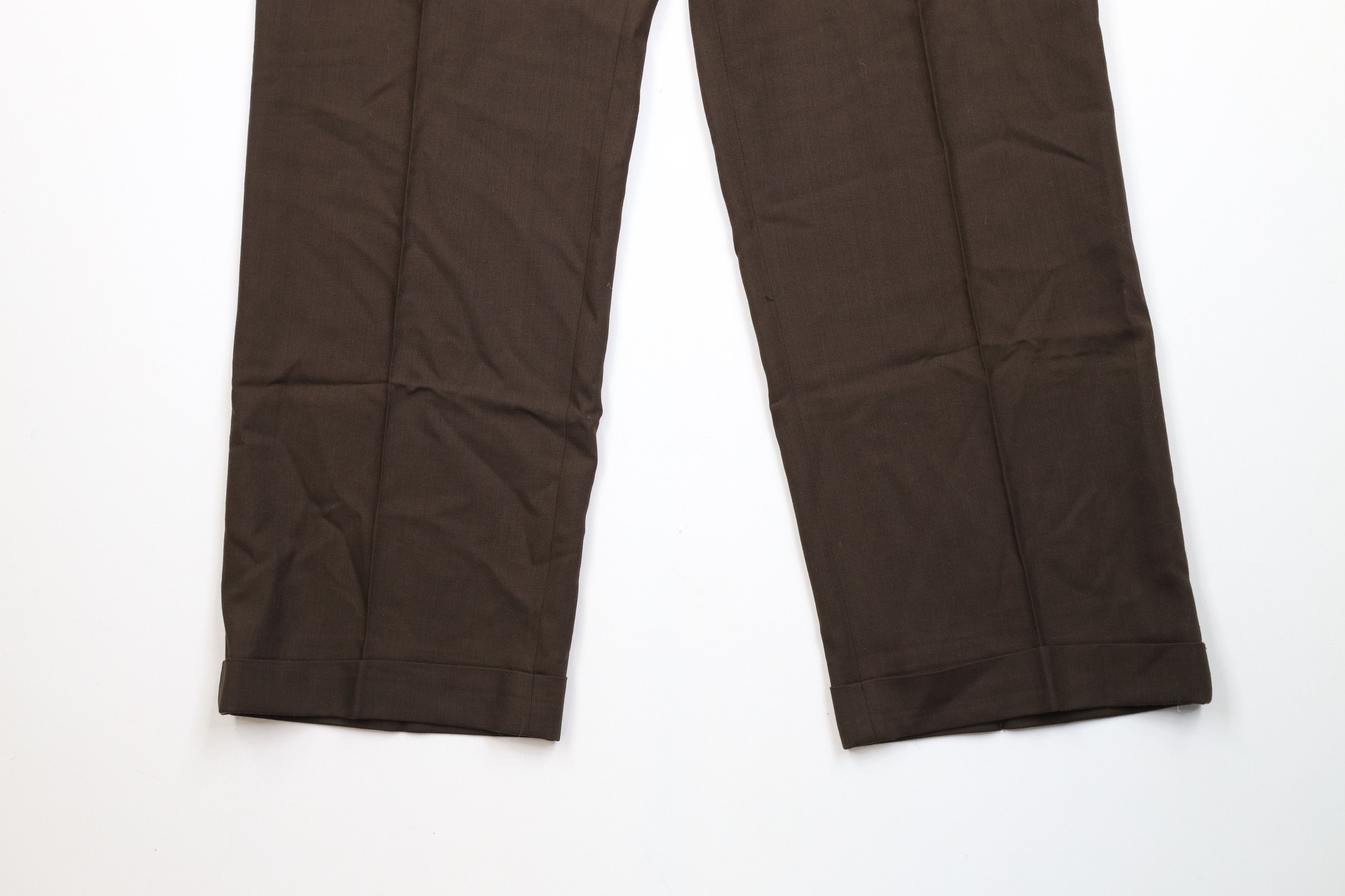 Vintage Deadstock Vintage 90s Streetwear Wool Wide Leg Chino Pants Size US 38 / EU 54 - 4 Thumbnail