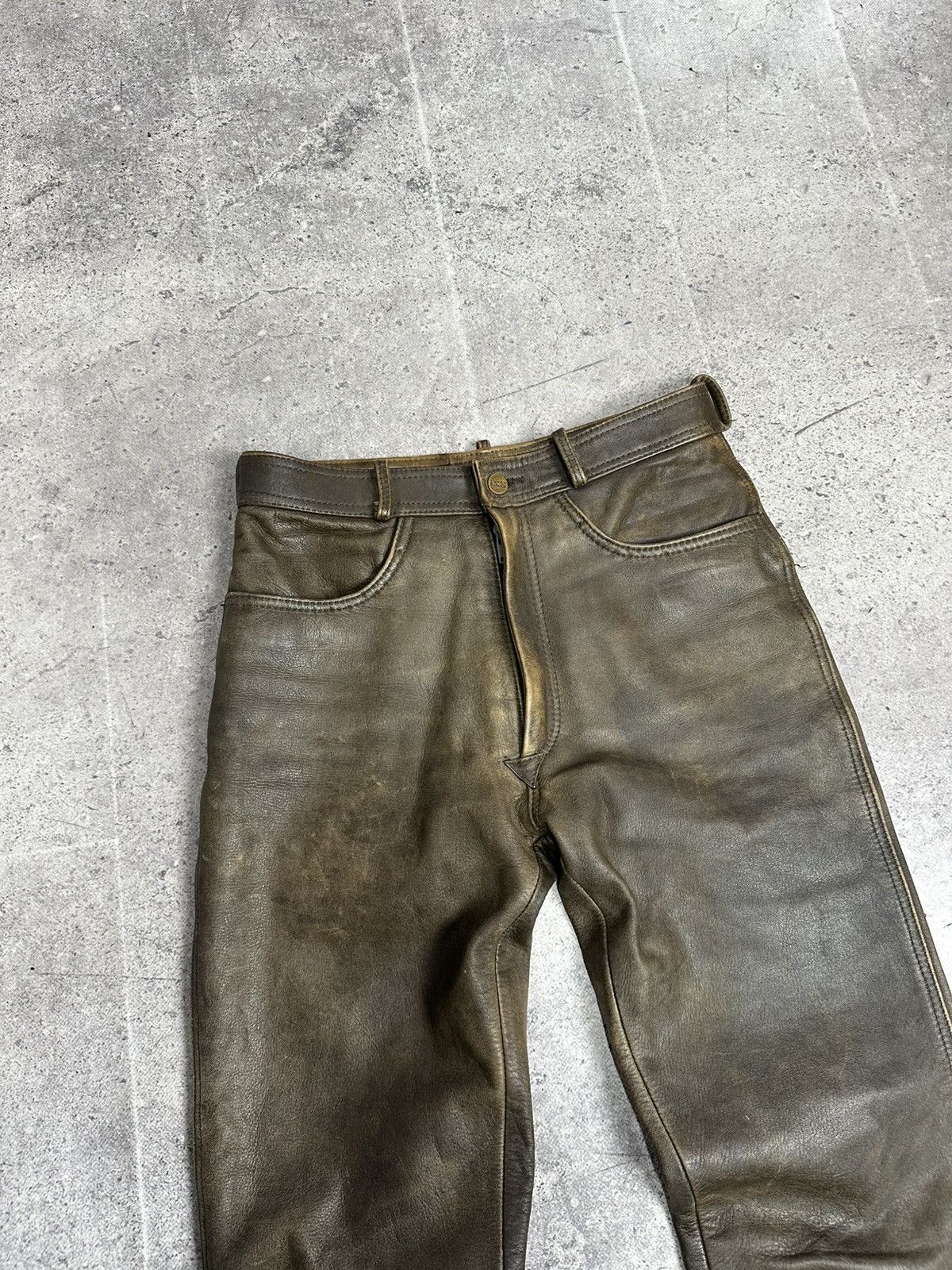Leather Vintage IXS Leather Pants Black Motorcycle Y2K Archival Size US 31 - 7 Thumbnail