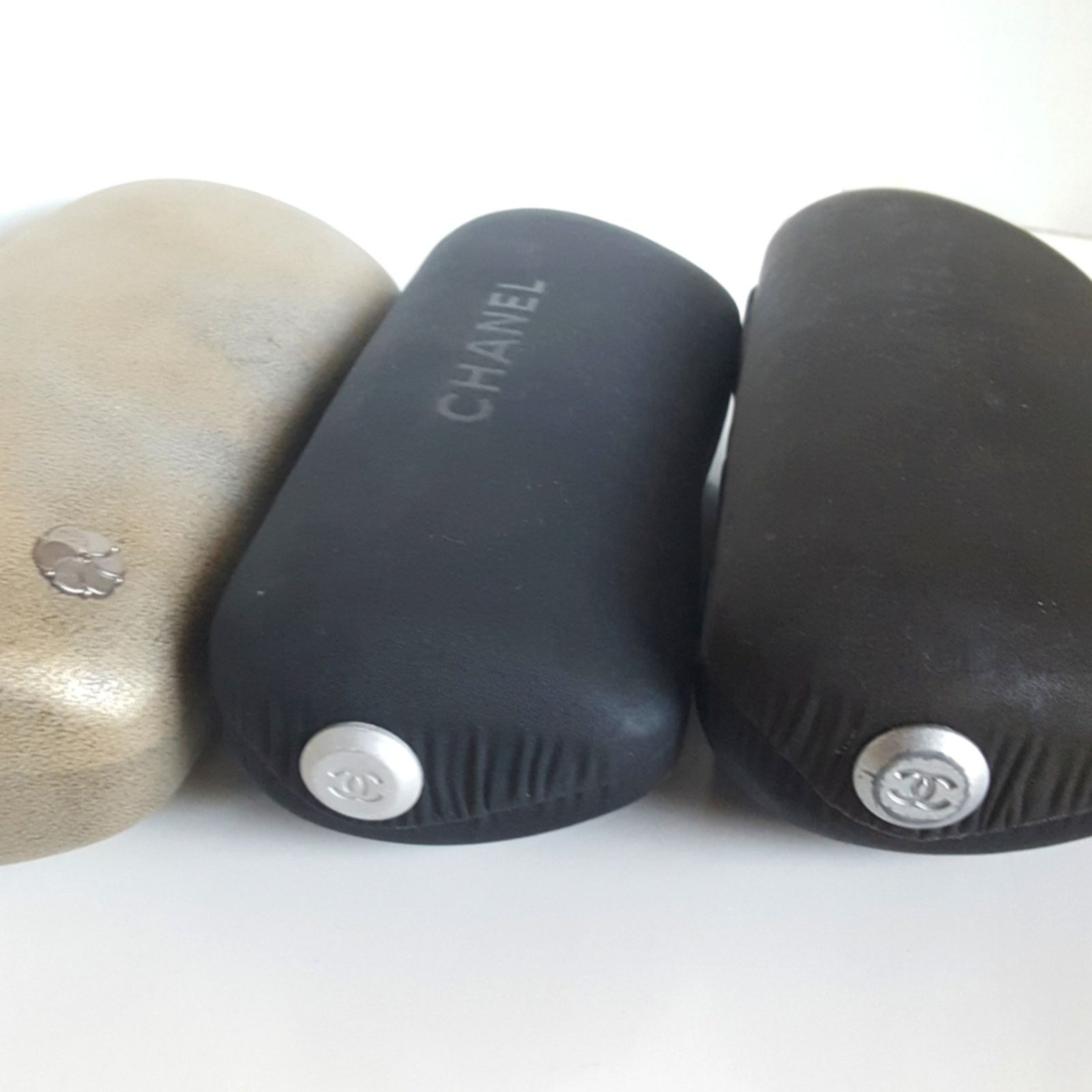Chanel CHANEL (3) Lot Bundle Sunglasses Cases 🎀 Three Chanel Cases Size ONE SIZE - 10 Thumbnail
