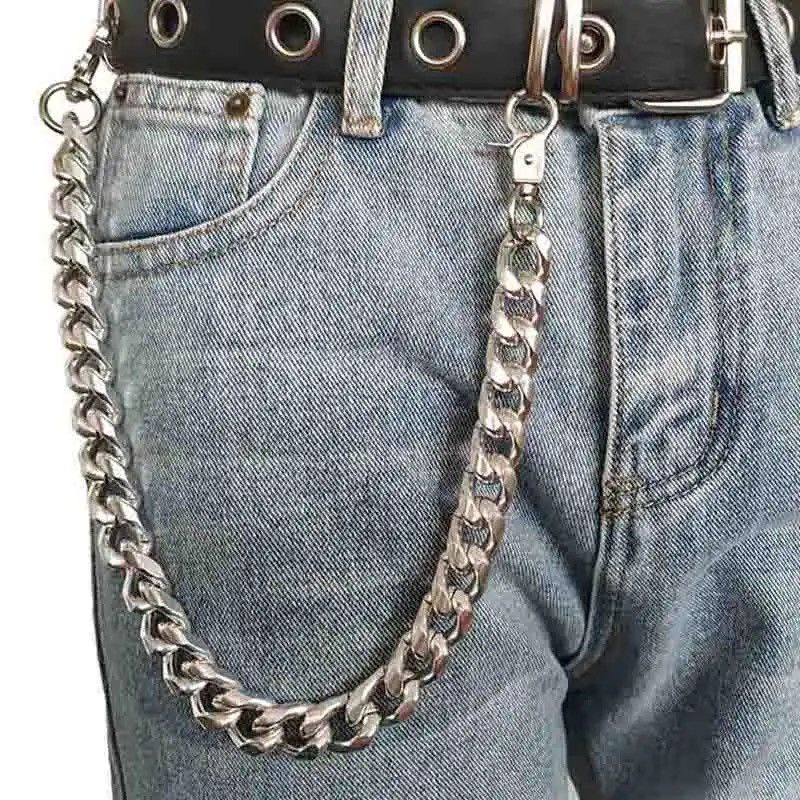 Jewelry Street Key Chain Rock Punk Trousers Hipster Keychains Chain Size ONE SIZE - 4 Thumbnail
