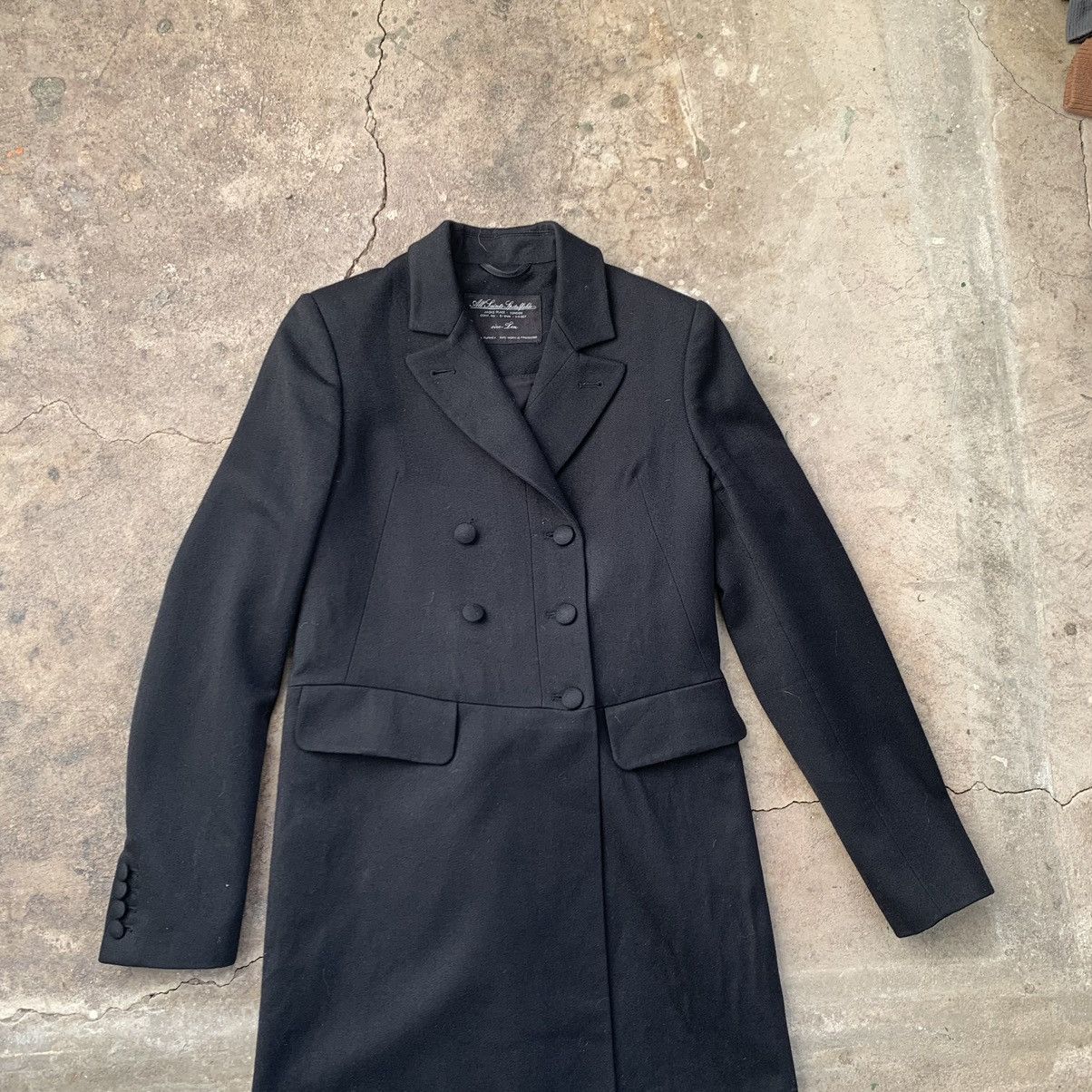 Allsaints Womens all saints Spitalfields long coat black Size M / US 6-8 / IT 42-44 - 3 Thumbnail