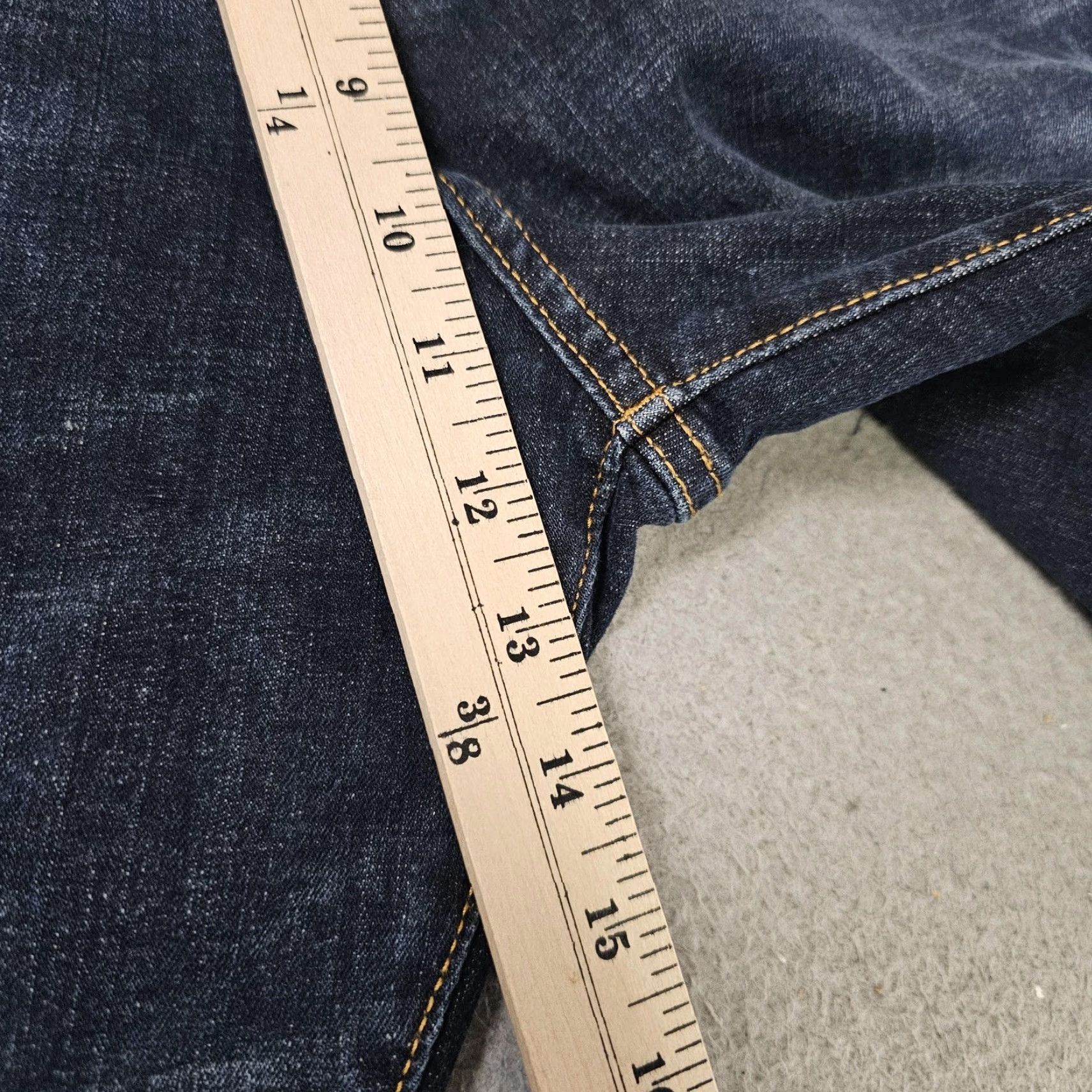 Lucky Brand Lucky Brand Jeans 221 Straight Mens 38x30 Regular Fit Blue Medium Wash Stretch Denim Size US 38 / EU 54 - 3 Thumbnail