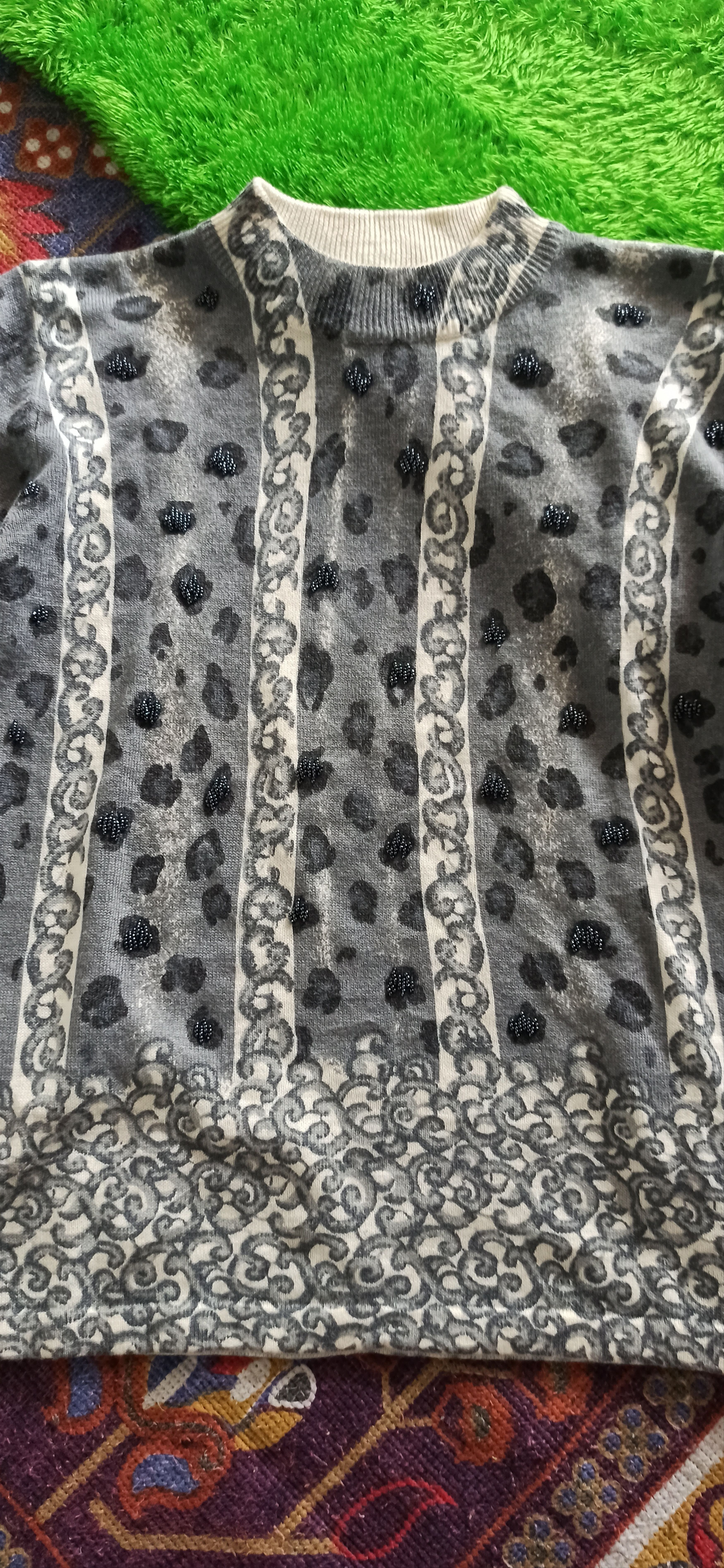 Homespun Knitwear × Japanese Brand Bagutti Knitwear Short Sleeve Size M / US 6-8 / IT 42-44 - 7 Thumbnail