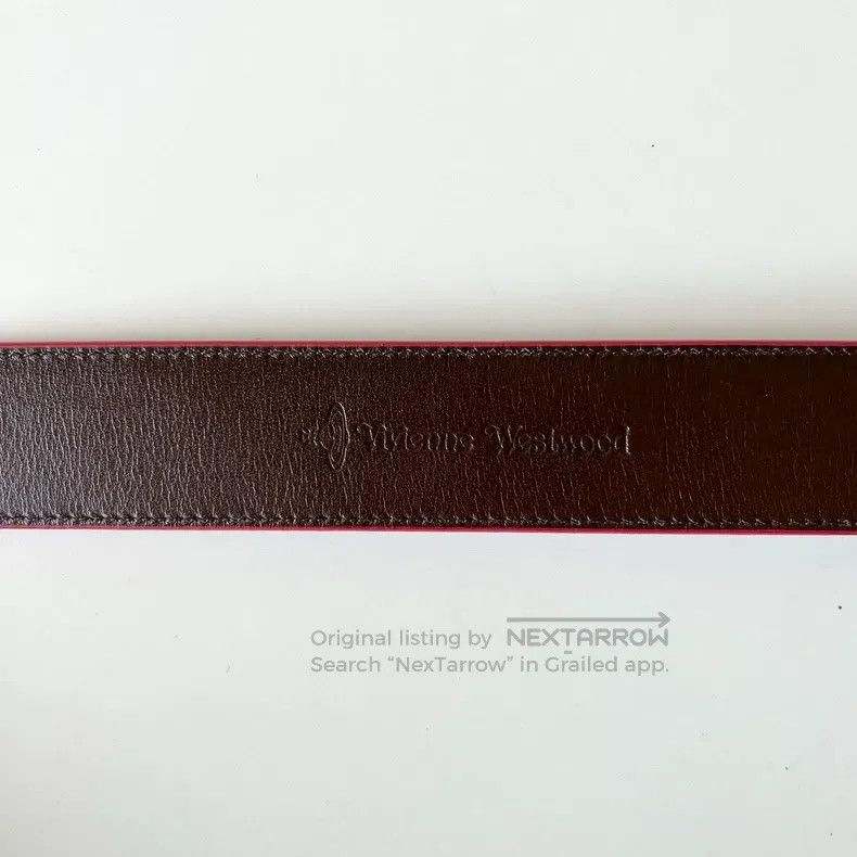 Vivienne Westwood Vivienne Westwood Saturn Diamond Pattern Screw buckle Belt Size ONE SIZE - 6 Thumbnail