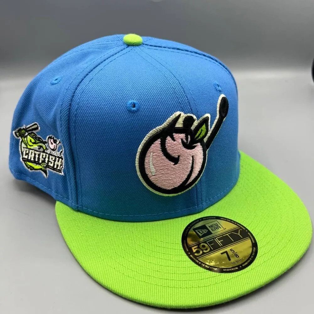 New Era Columbus Catfish Hat Men 7 5/8 59Fifty New Era MiLB Fitted Size ONE SIZE - 1 Thumbnail
