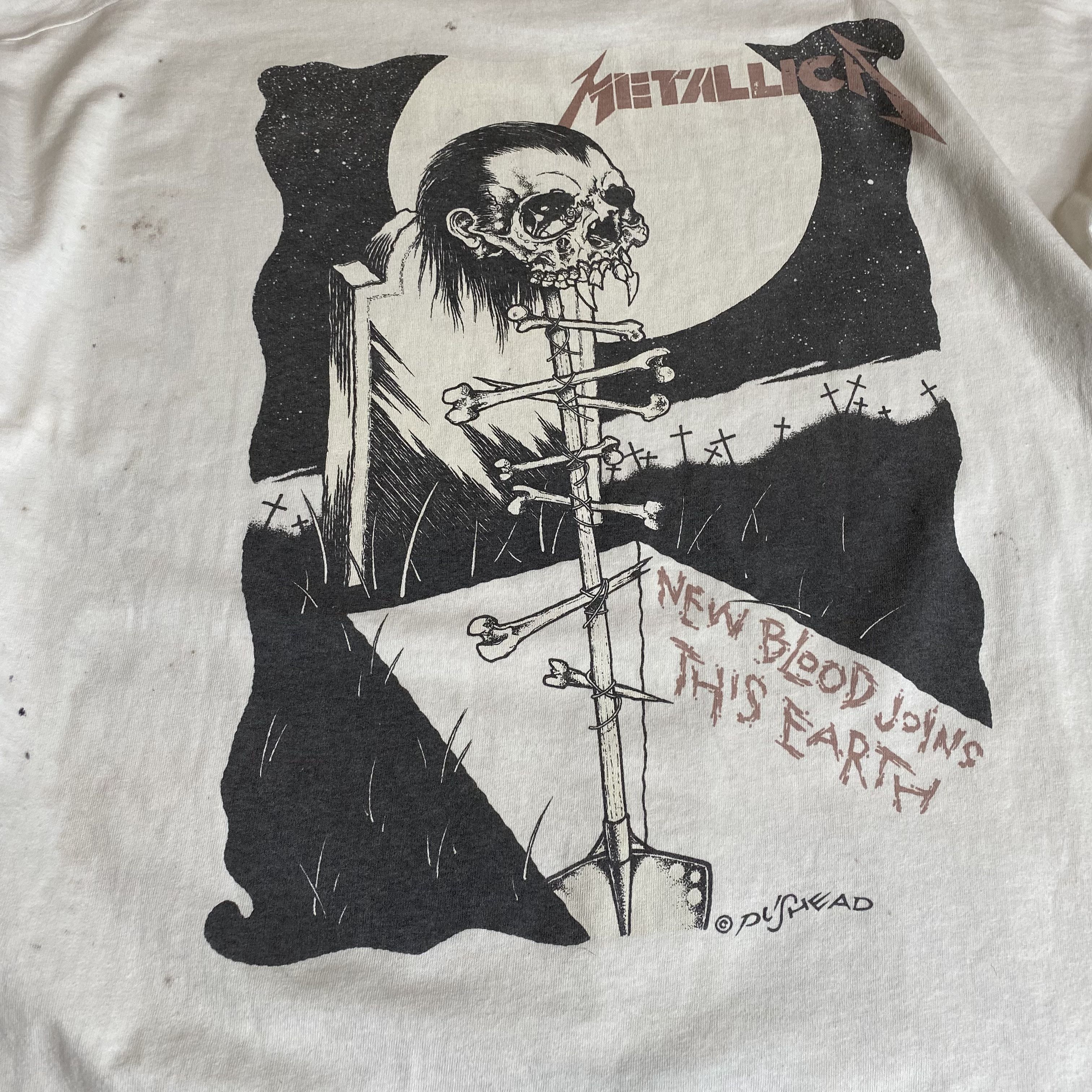 Band Tees Metallica 1994 My Body Lie But Still I Roam Signed Tee Size US XL / EU 56 / 4 - 9 Thumbnail