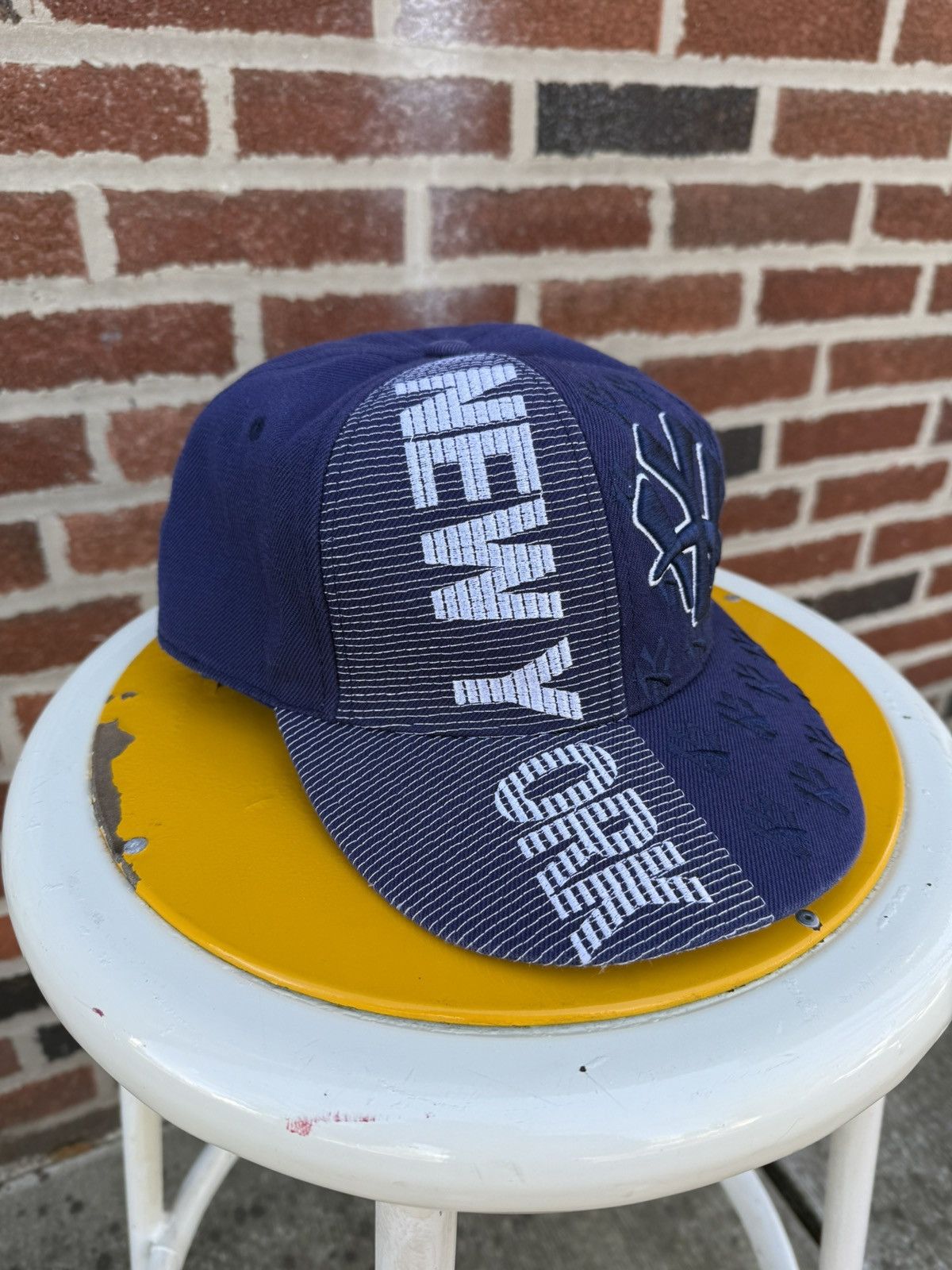 Other Vintage 00’s New York NY UniPro USA Multi-Logo SnapBack Size ONE SIZE - 2 Thumbnail