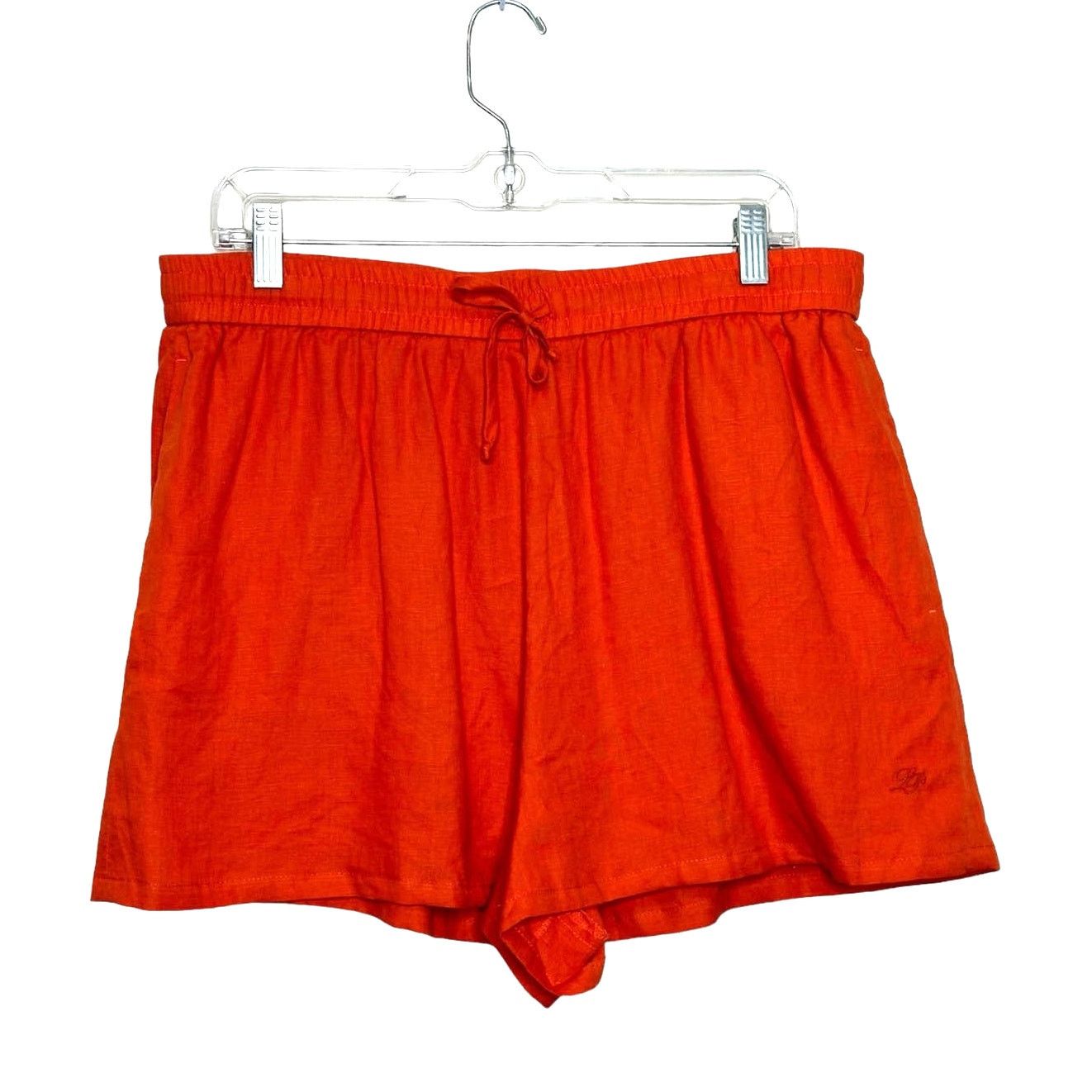 Loro Piana Loro Piana Orange linen pull on shorts size Large Size 36" / US 14 / IT 50 - 5 Thumbnail