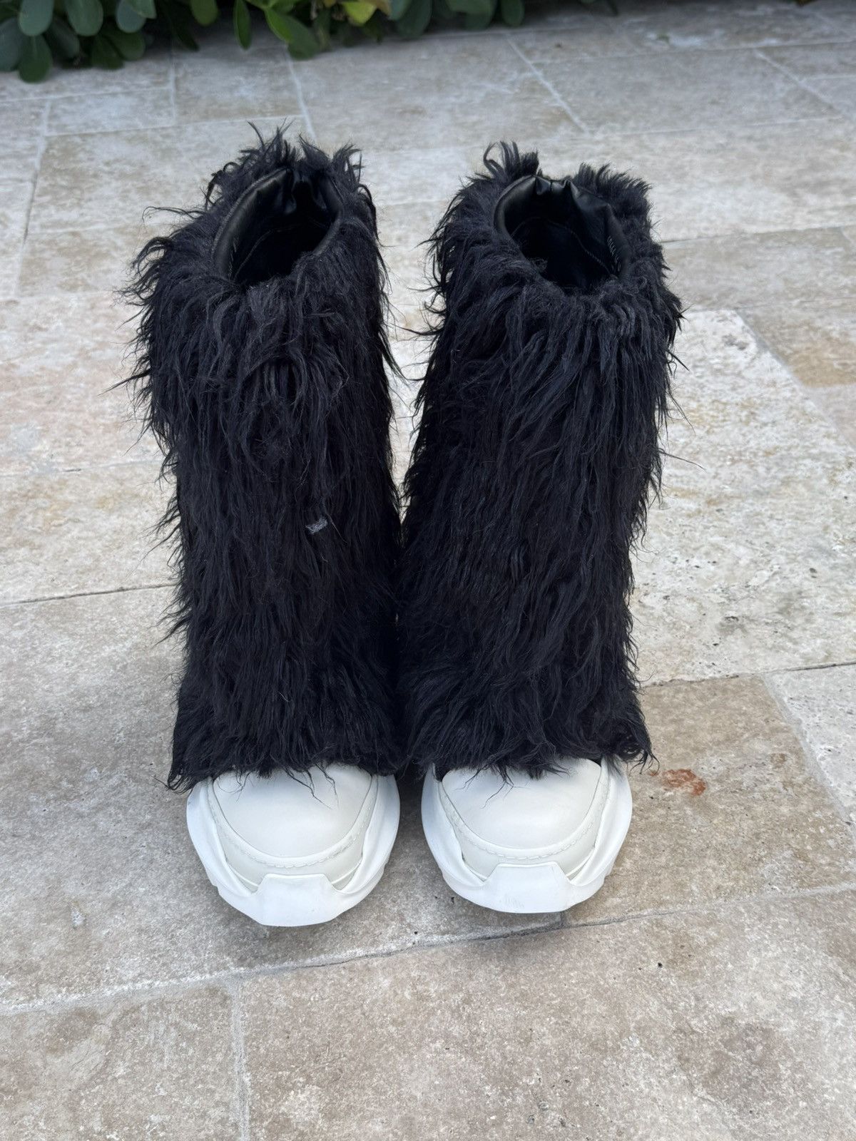 Rick Owens Fur Boots | Grailed