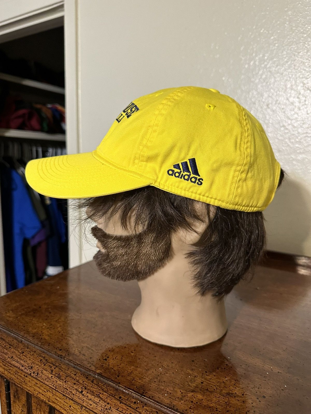 Adidas × NCAA × Vintage Vintage NCAA Adidas Michigan Wolverine hat 00s Size ONE SIZE - 5 Thumbnail