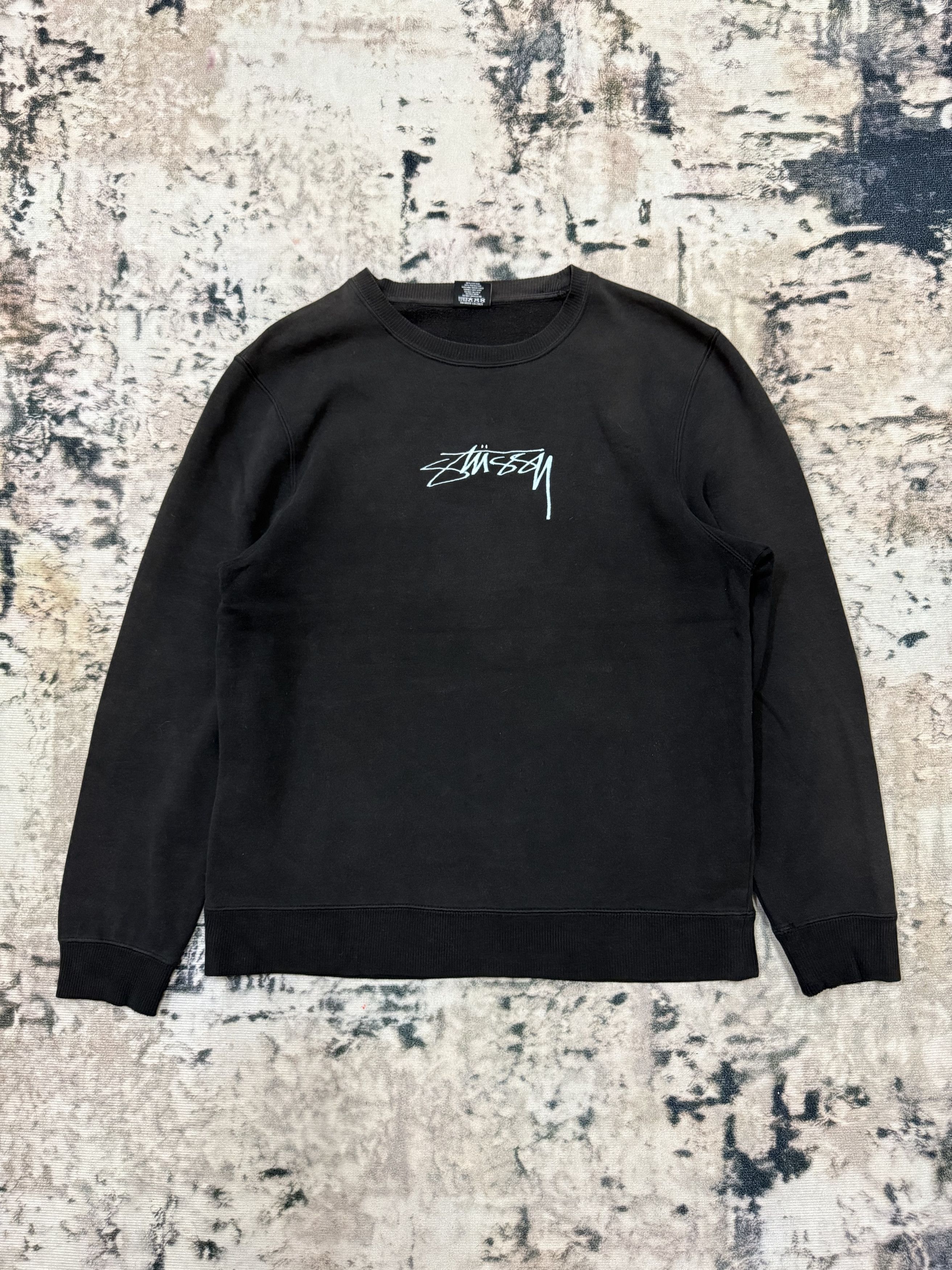 Japanese Brand × Stussy Stussy Embroidered Center Logo Sweatshirt Size US M / EU 48-50 / 2 - 3 Thumbnail
