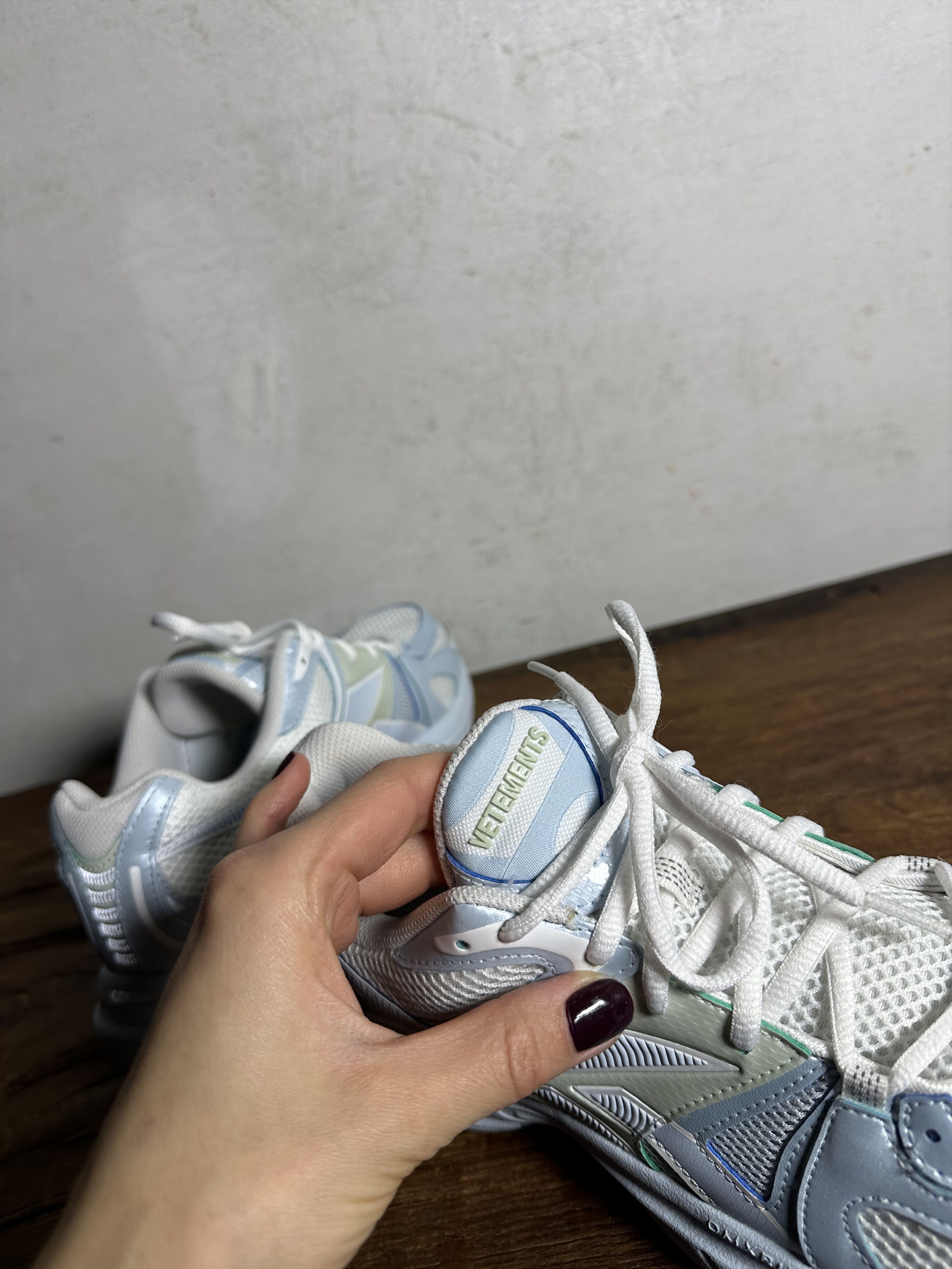 Reebok × Vetements RARE Vetements x Reebok Spike Runner 200 Storm Glow Size US 7.5 / EU 40-41 - 9 Thumbnail